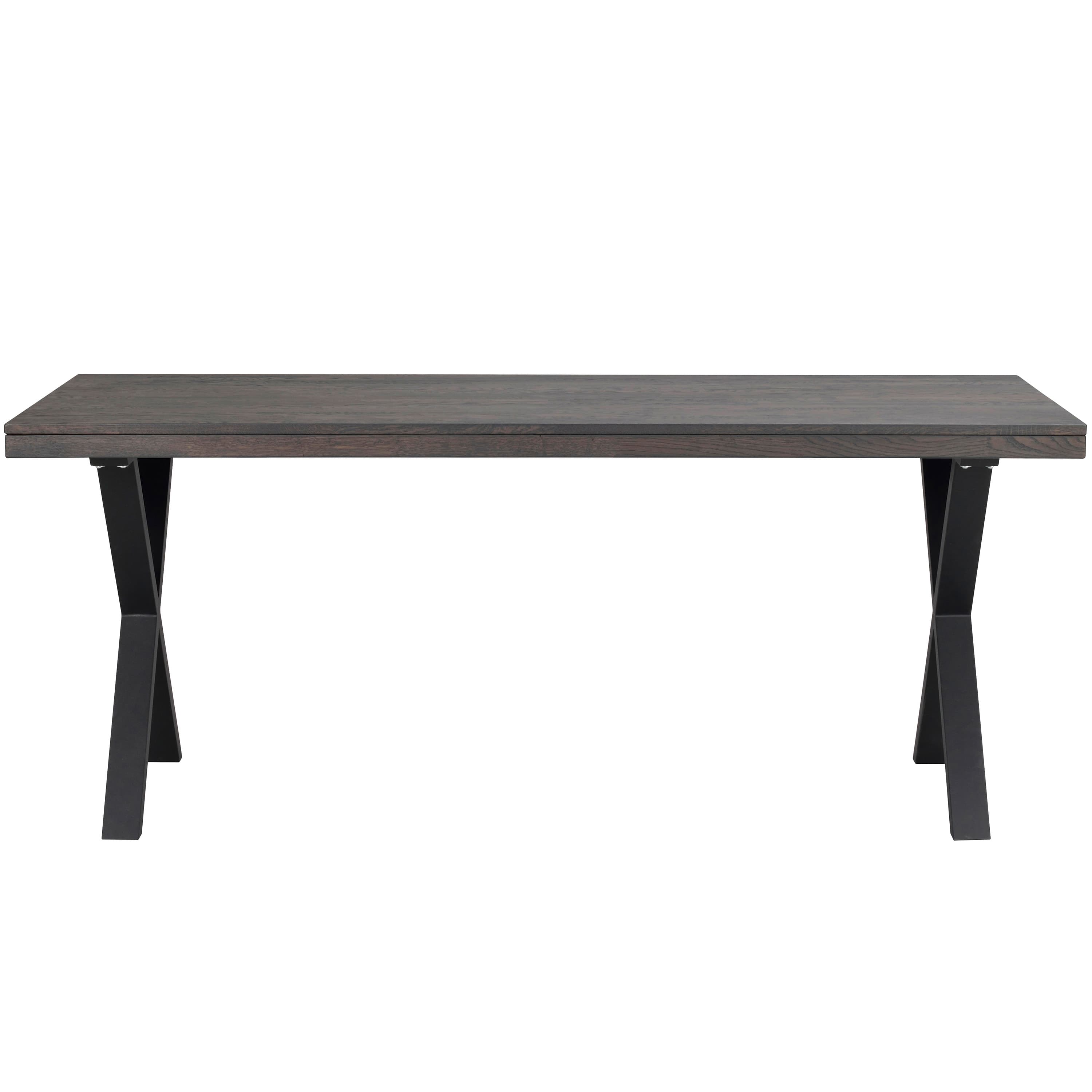 Brooklyn Esstisch X-Bein Dunkelbraune Eiche 170cm