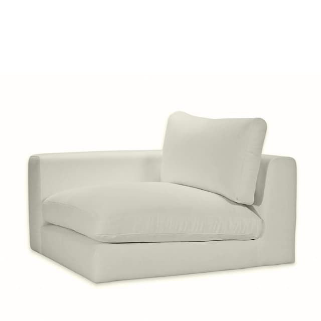 Capri 1-Sitzer-Sofamodul mit linker Armlehne Beige 107cm