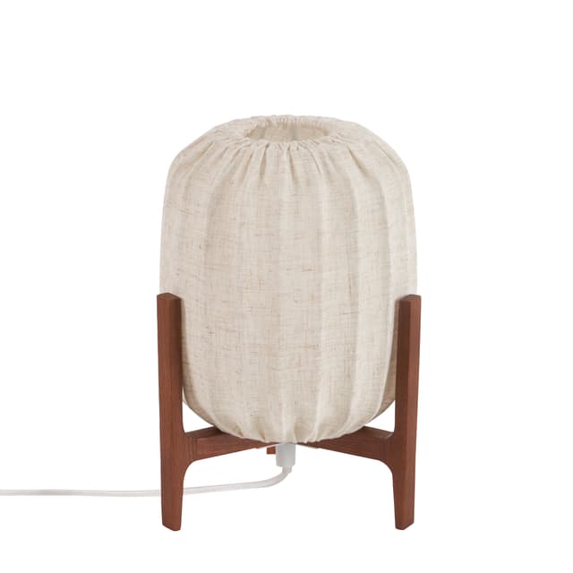Prisma Mini Table Lamp Dark Ash/Natural