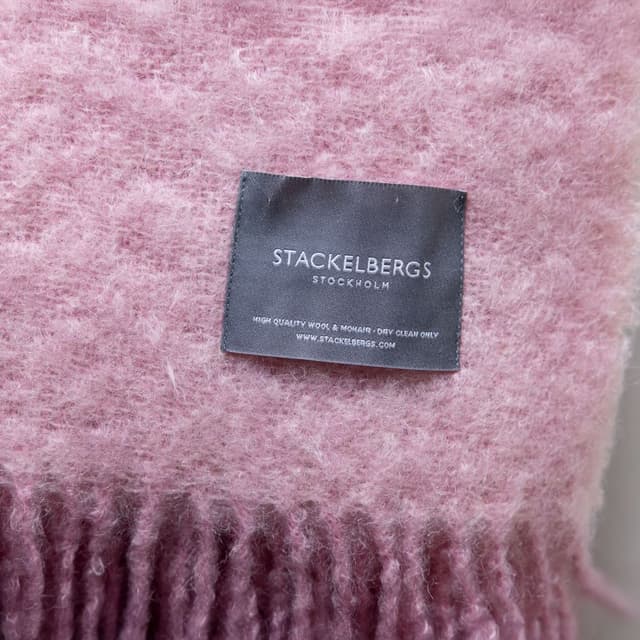 Mohair Decke Pelagon/Pink