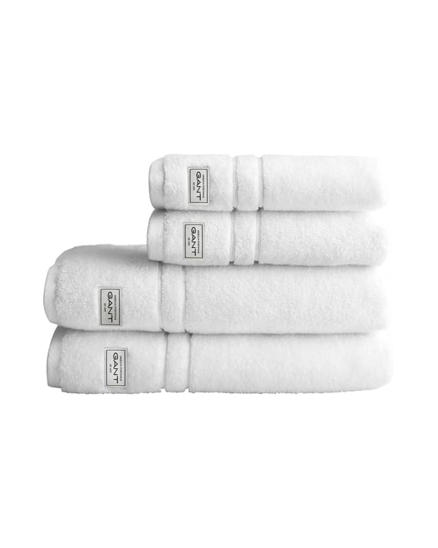Premium Terry Handtuch Weiß 4er-Pack