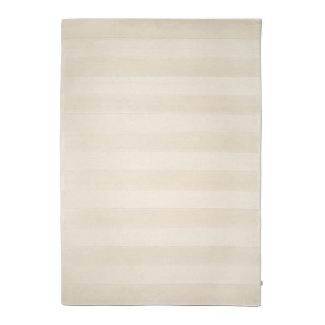 Stripe Boucle Bouclé Teppich Elfenbein 200x300
