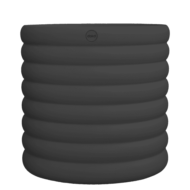 Mud Blumentopf Schwarz XL