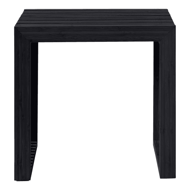 Rib Beistelltisch Schwarz 45cm