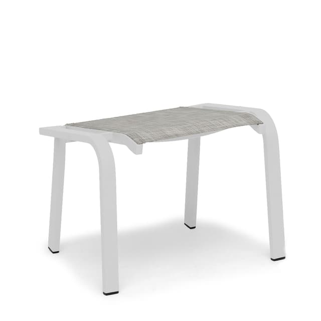 Hånger Hocker Weiß/Greige