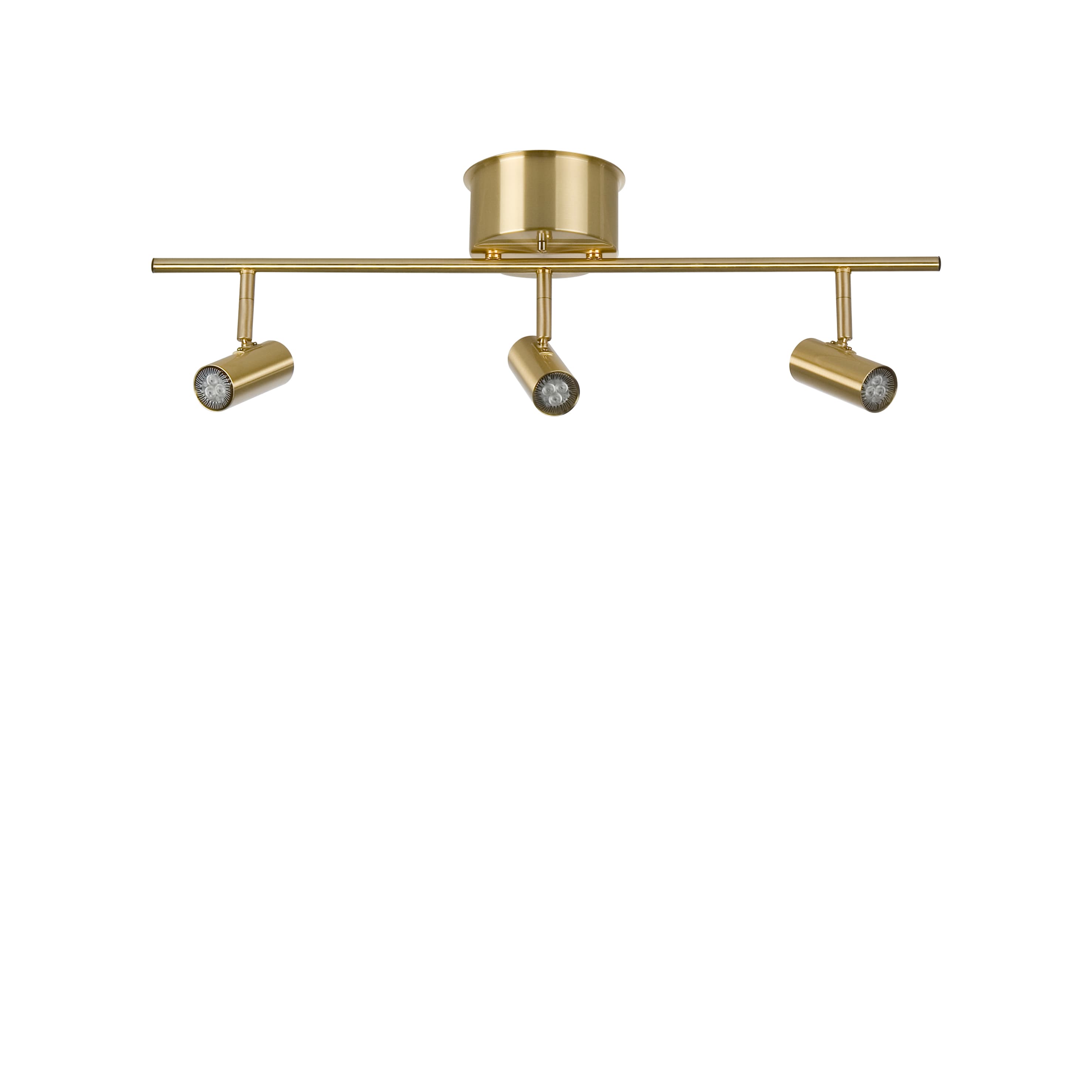 Cato Schiene 3 Spotlight LED Deckenleuchte Messing