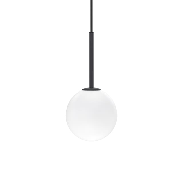 Ballon Pendelleuchte Mattschwarz