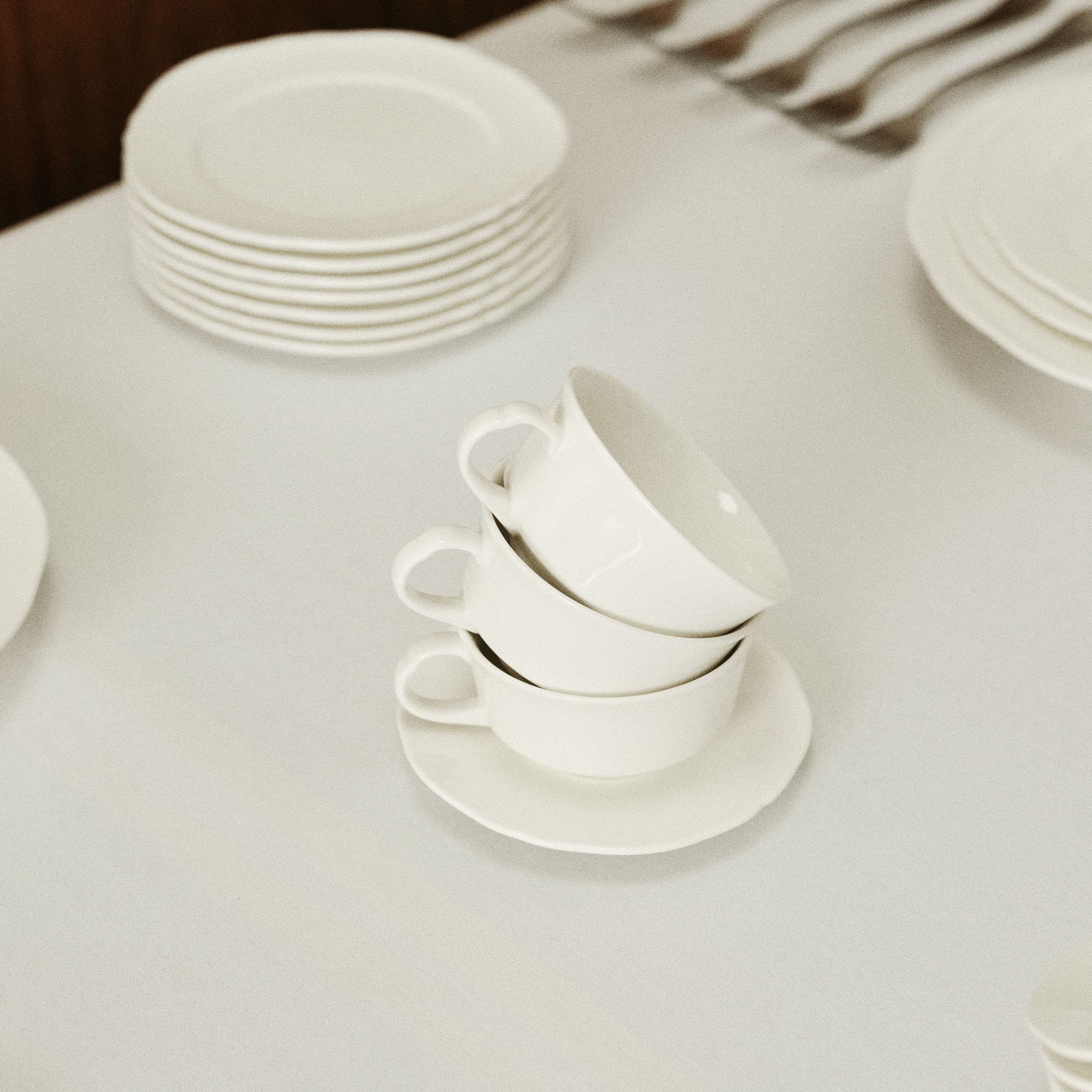 Silhouette Untertasse für Kaffeetasse White Ø12 4er-Pack