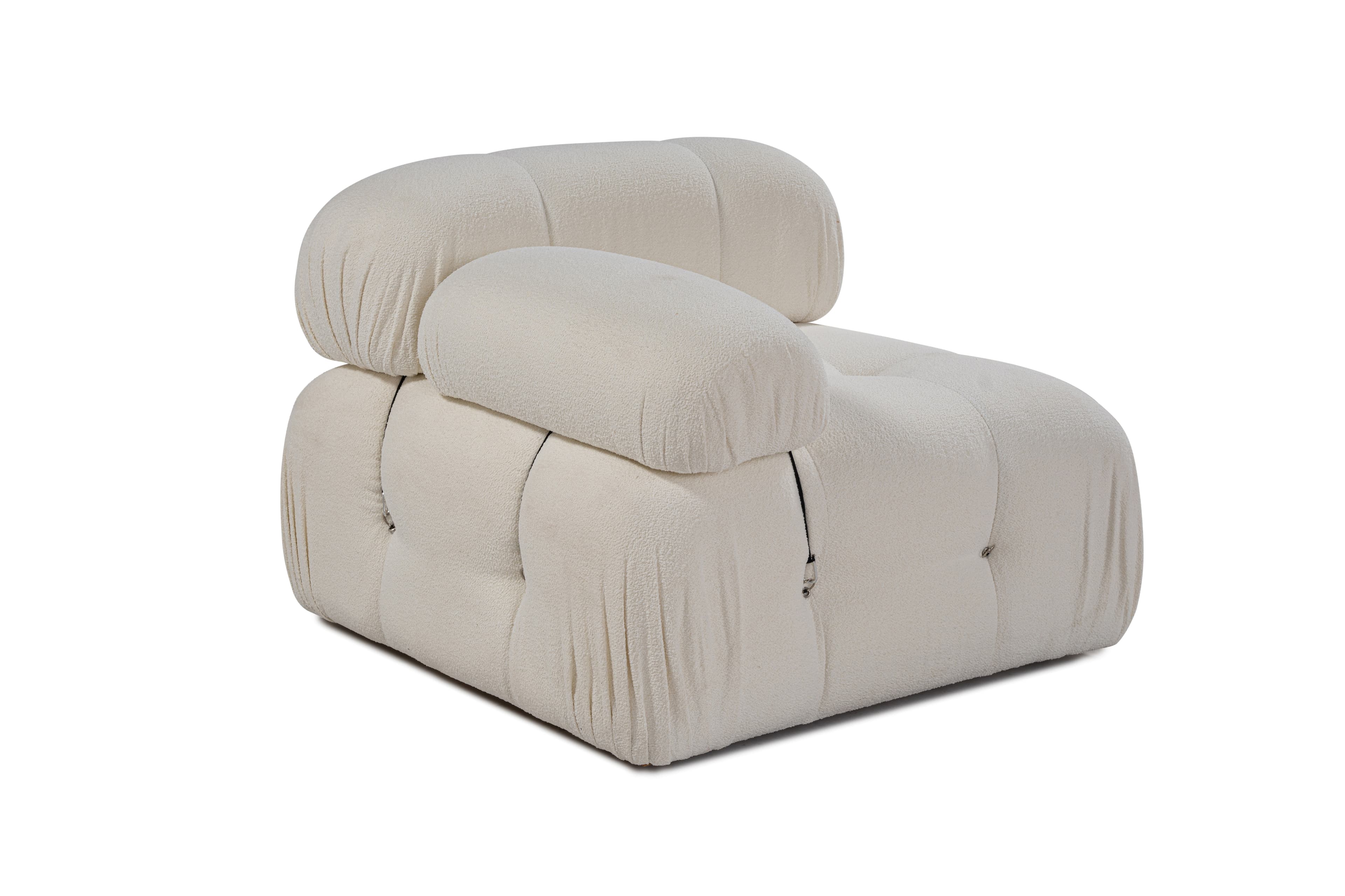 Blanca Linkes Modul White Bouclé
