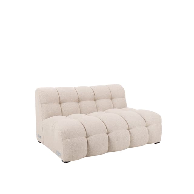 Billie 2-Sitzer Sofa Modul Beige Bouclé 140cm