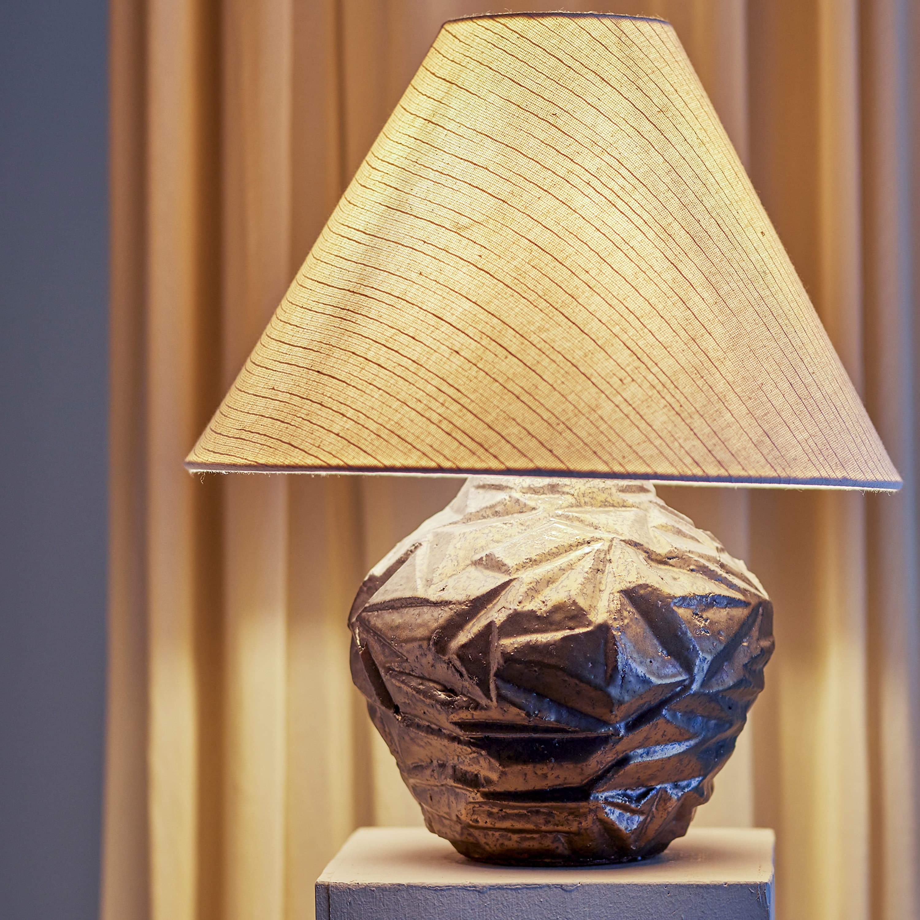 Carolla Tischlampe Brown 49cm