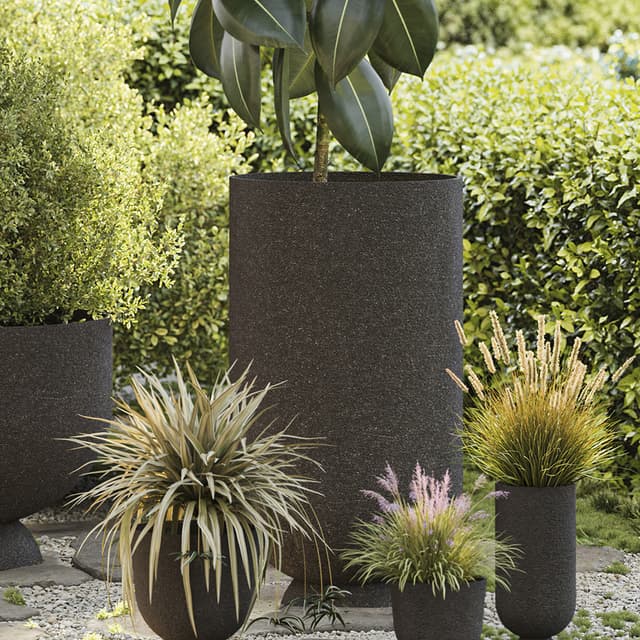 Terra Blumentopf Java brown 40x75