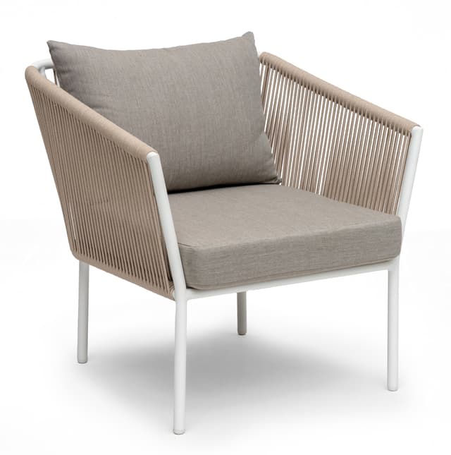 Lersund Sessel Weiß/Beige