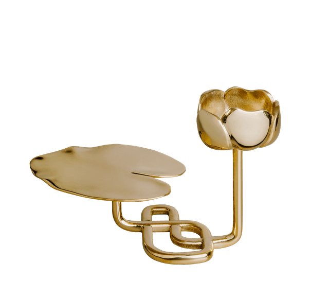 Ninfea No.1 Candlestick Silver
