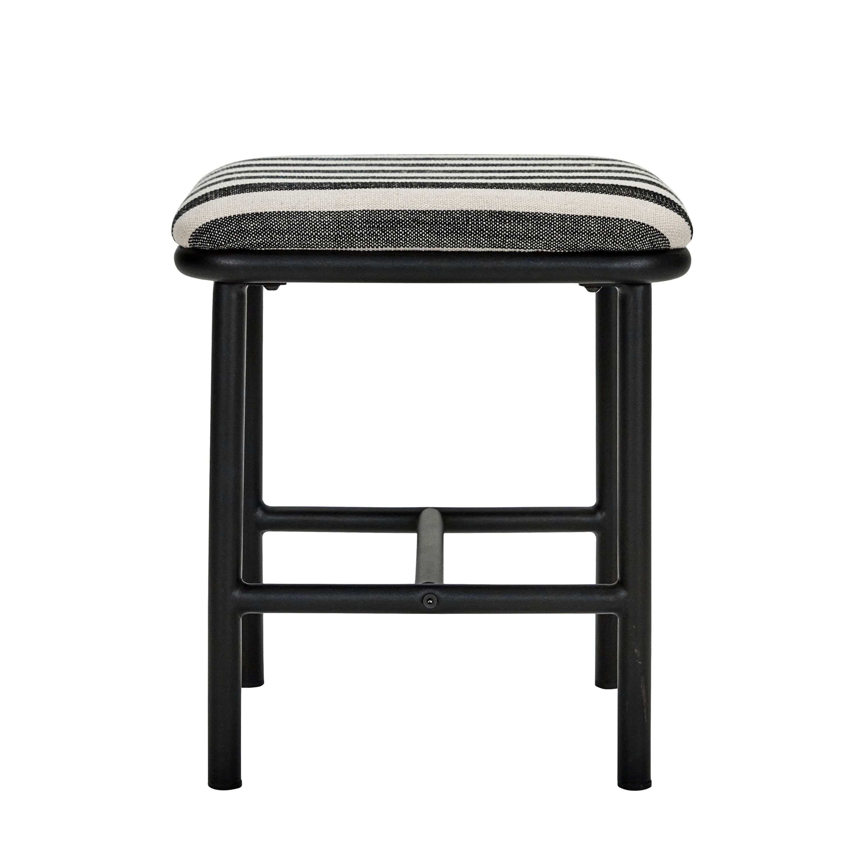 Toda Hocker Schwarz 45 cm