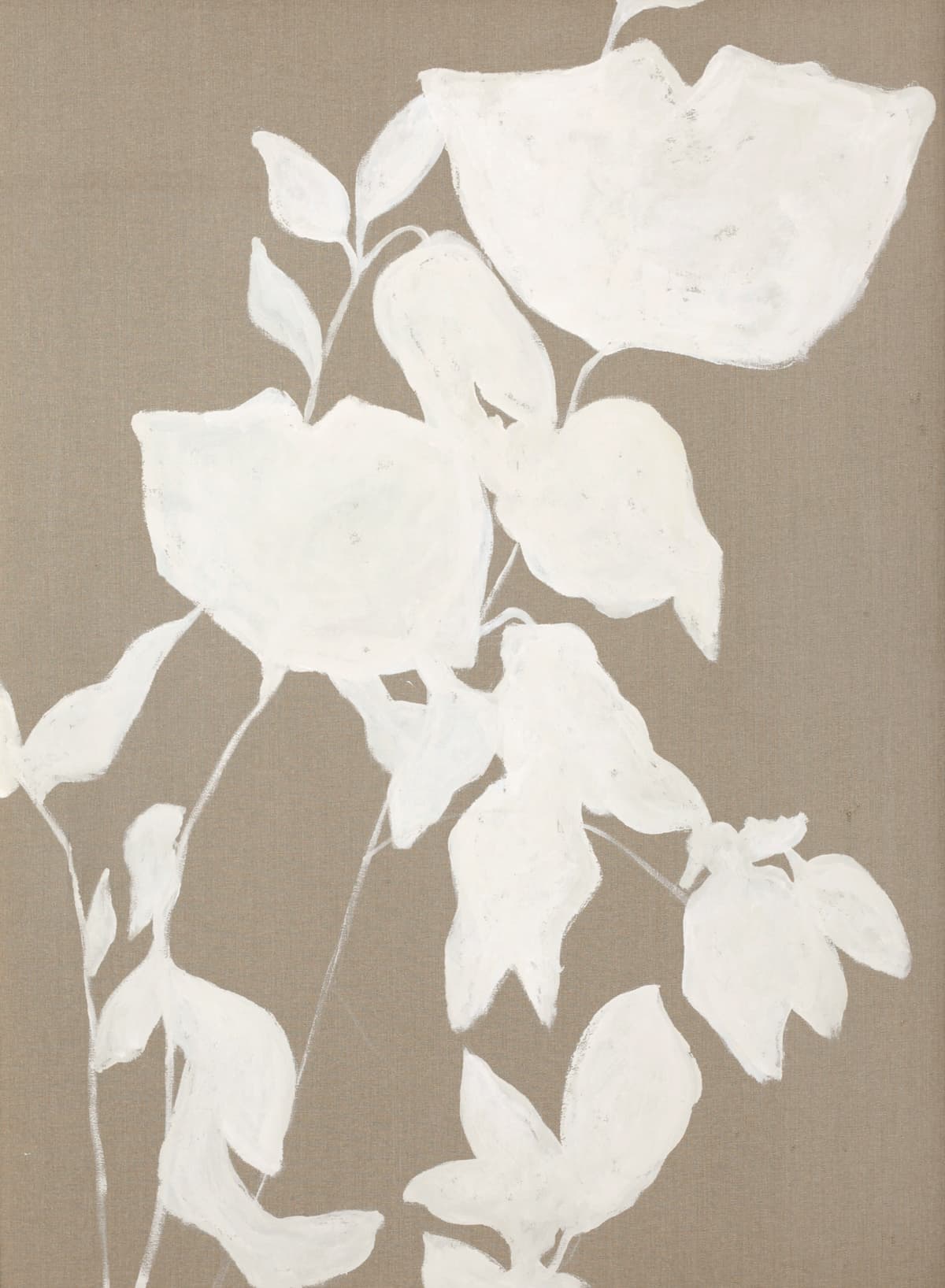 Linen Fortuna White Painting No Frame 90x120