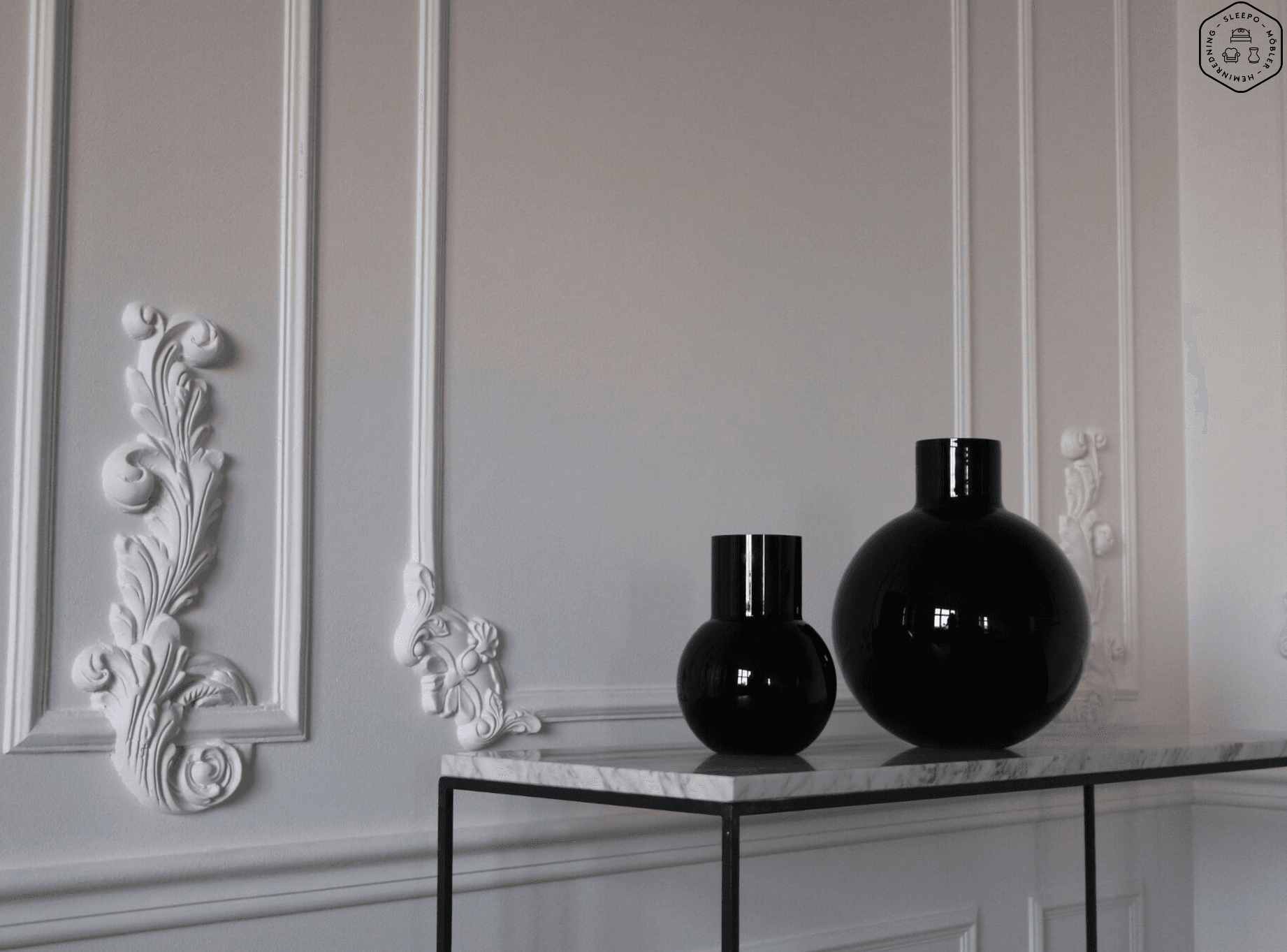 Pallo Junior Vase Black 20cm