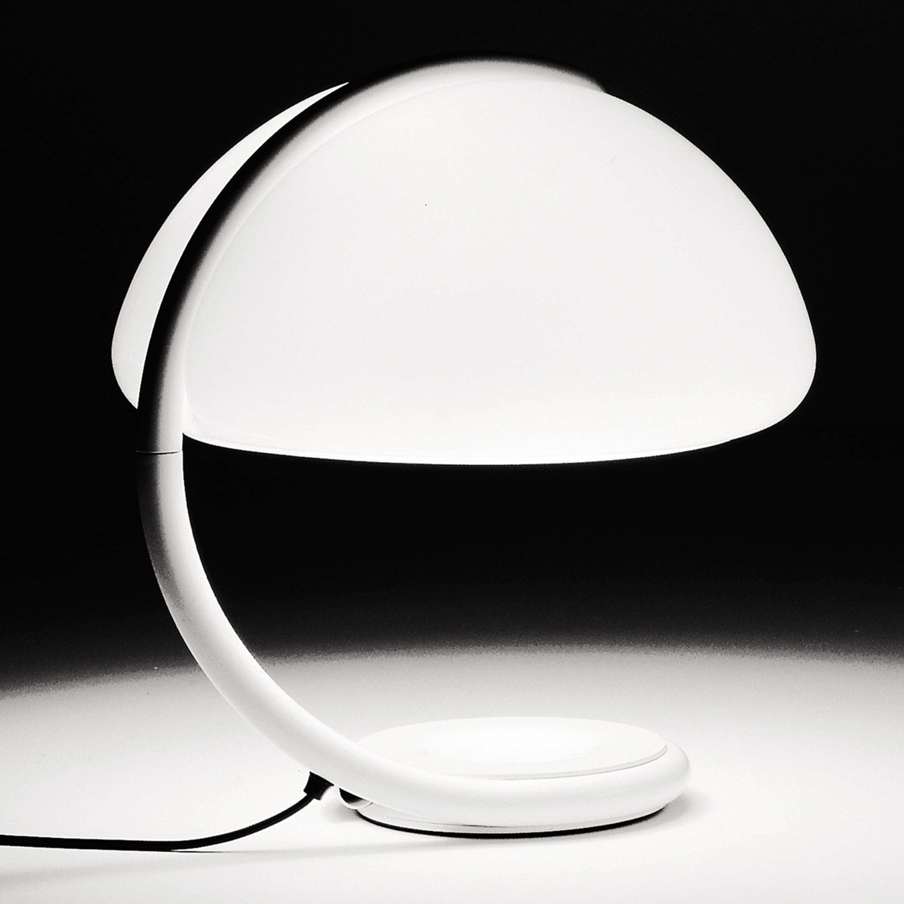Serpente Tischlampe Weiß