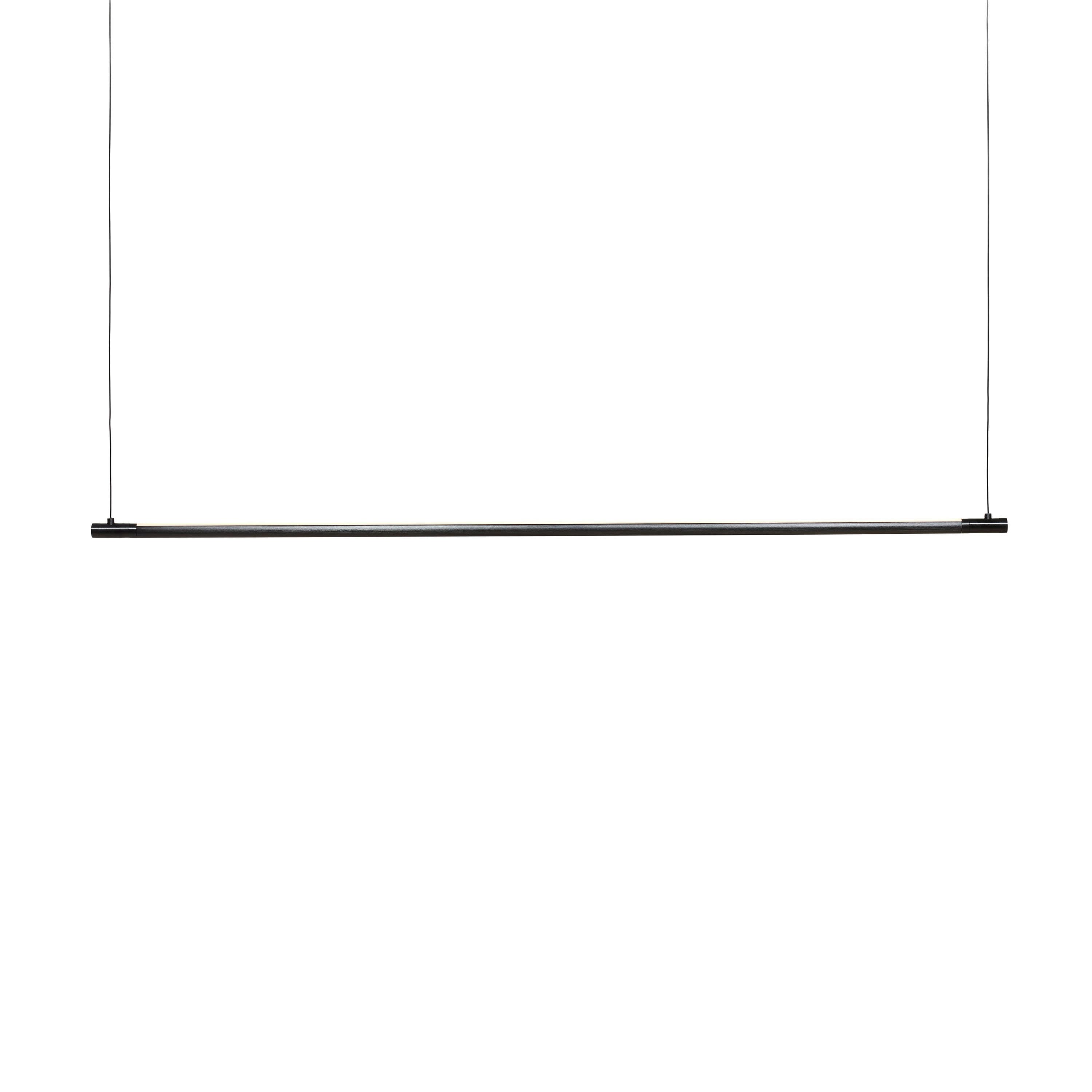 Straw Deckenleuchte Schwarz 150cm