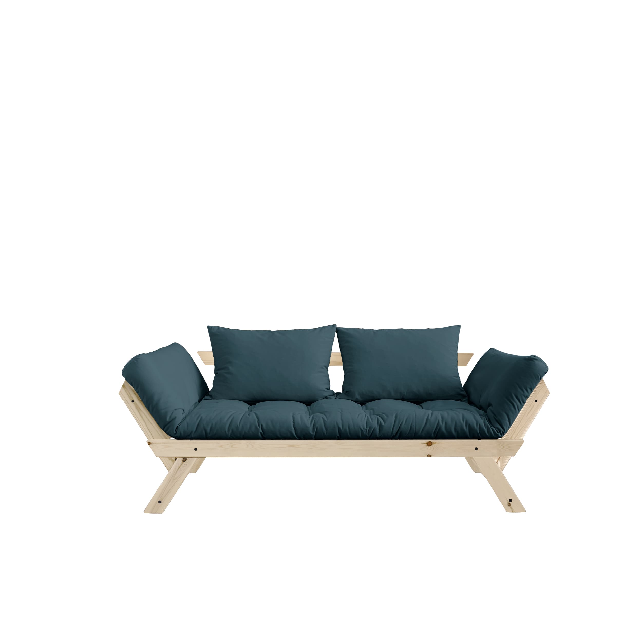 Bebop Daybed Natural/Petrol Blue 174cm
