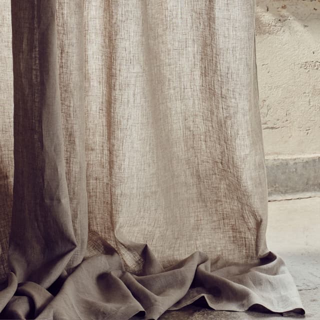 Airy Vorhanglänge Leinen Natur Beige 260x280