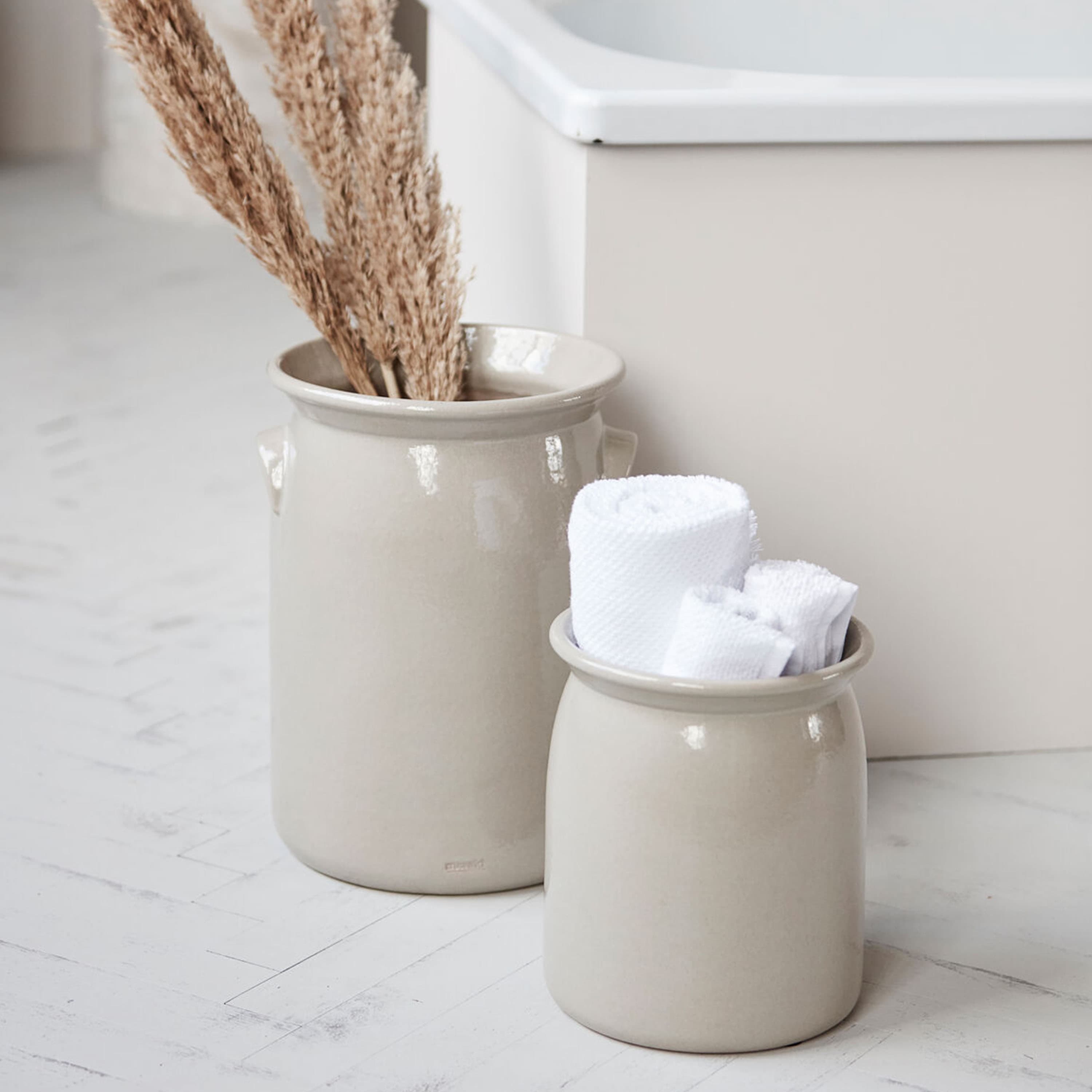 Burk Vase Shellish Grey Large
