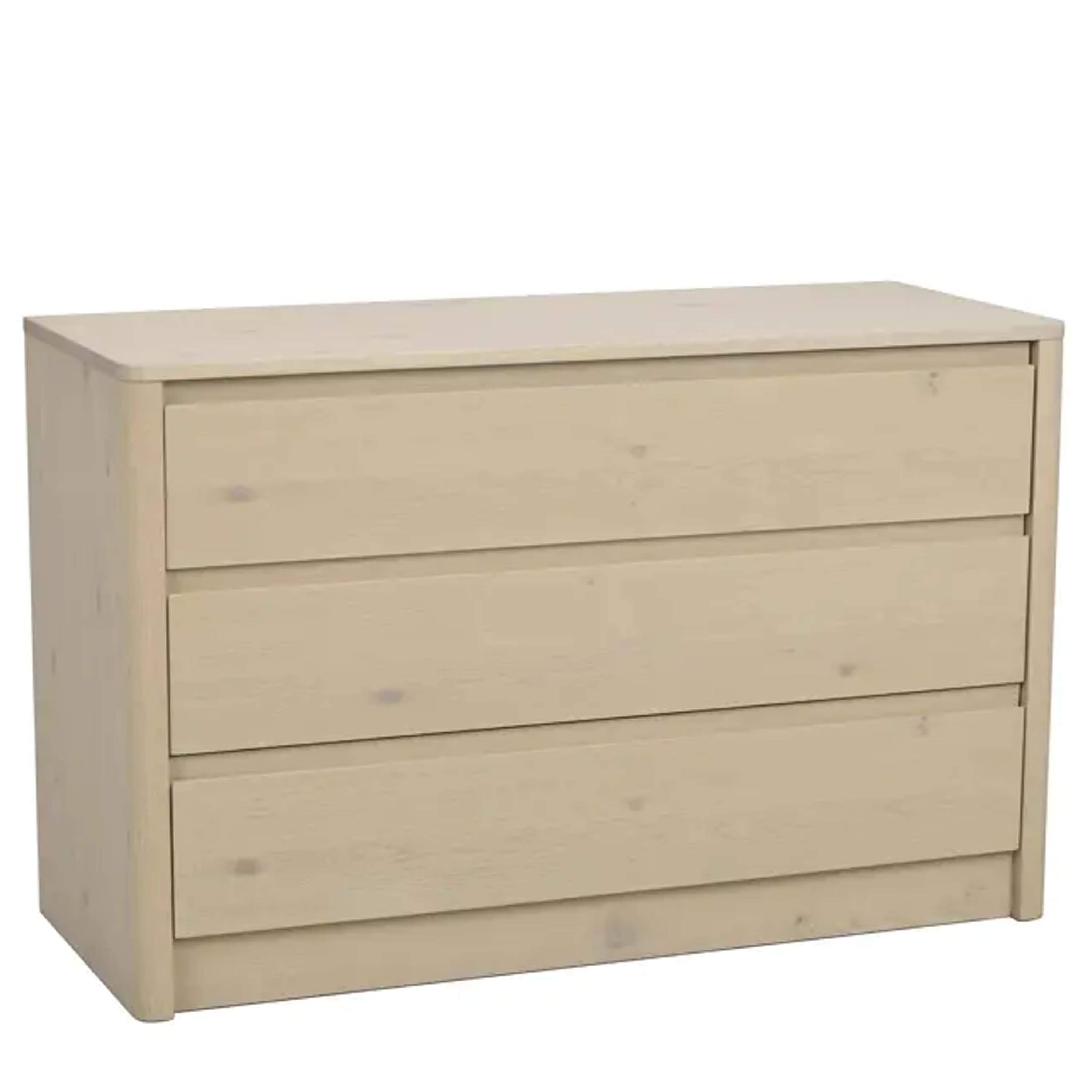 Melstone Kommode Weiß pigmentierte Eiche 110x70