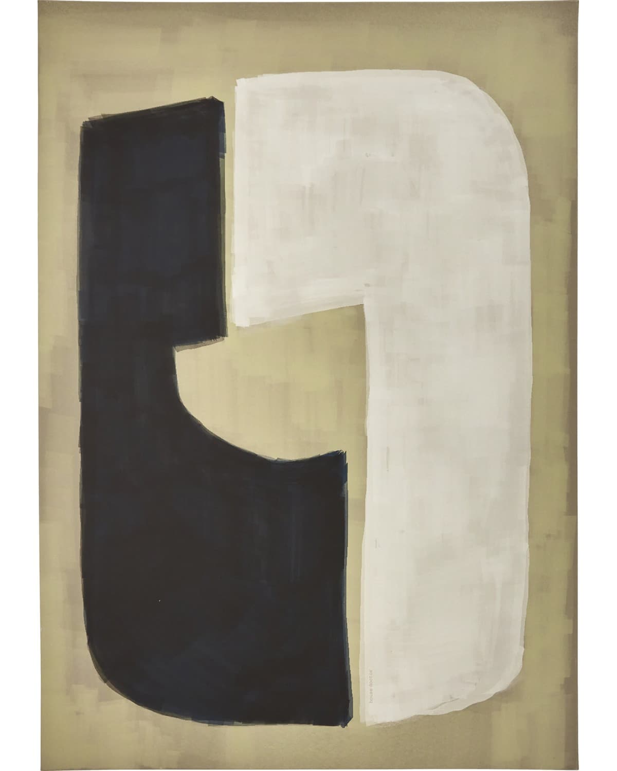 Act Canvastavla Sand/Schwarz/Weiß 70x100cm