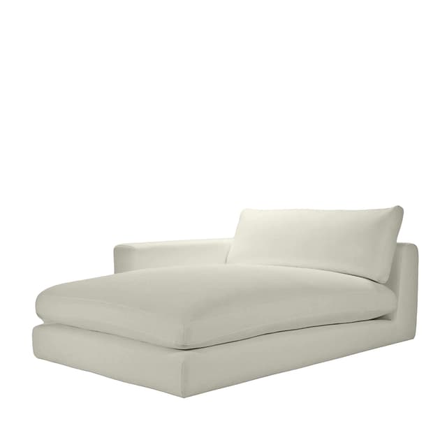 Capri 1,5-Sitzer-Chaiselongue-Modul mit linker Armlehne Beige 142x184