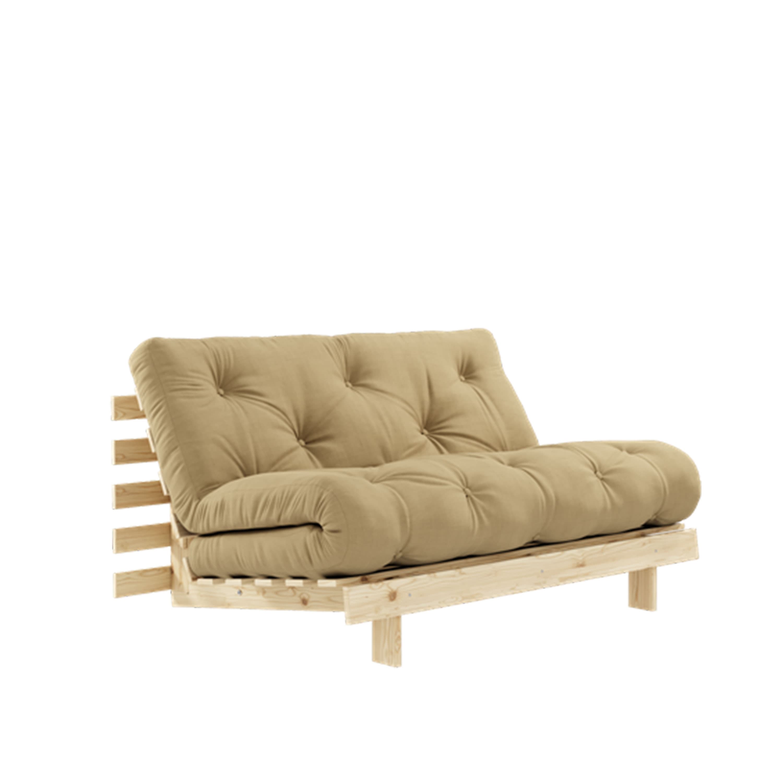 Roots Schlafsofa Natur/Weizenbeige 140 cm