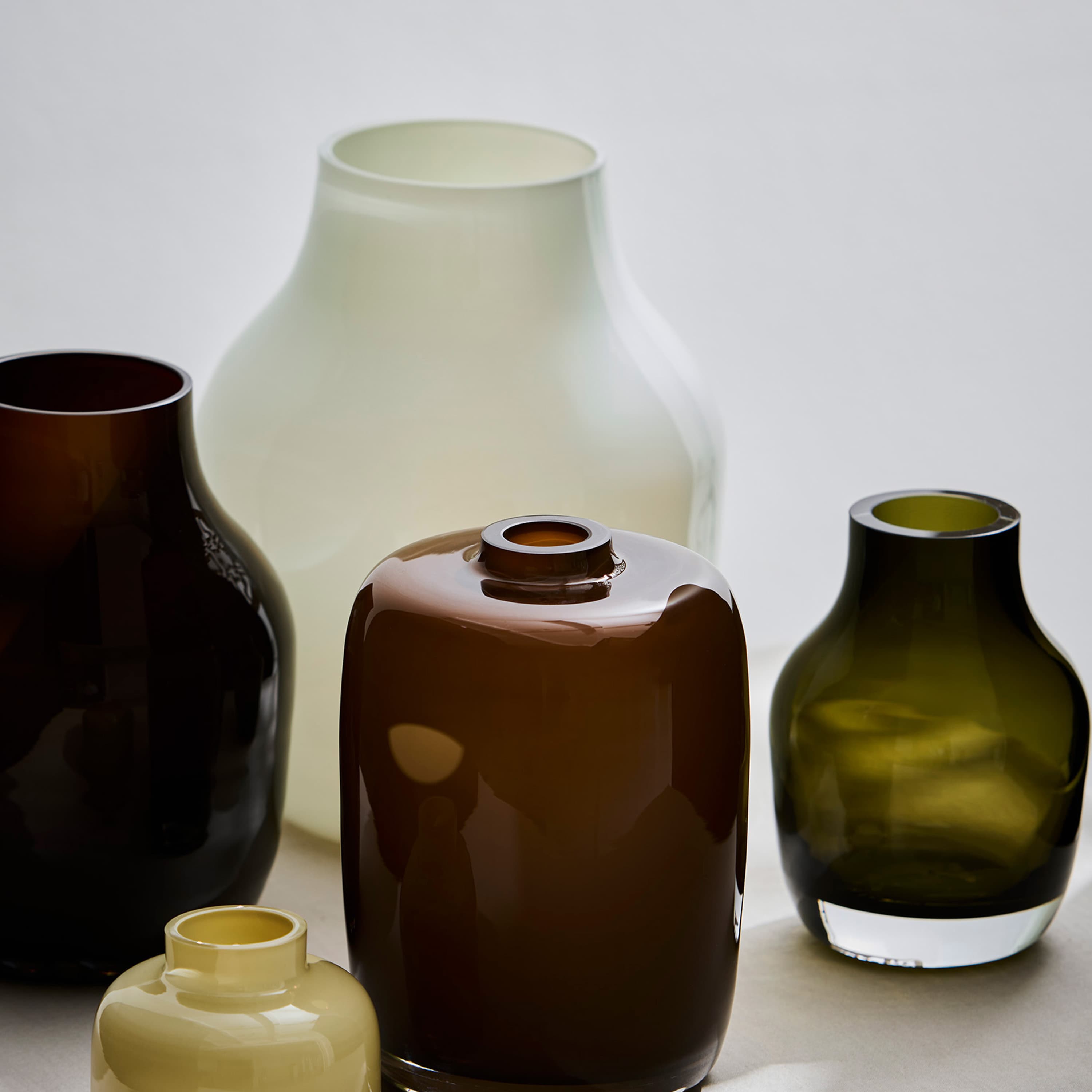 Paloma Vase Smoke Green Small