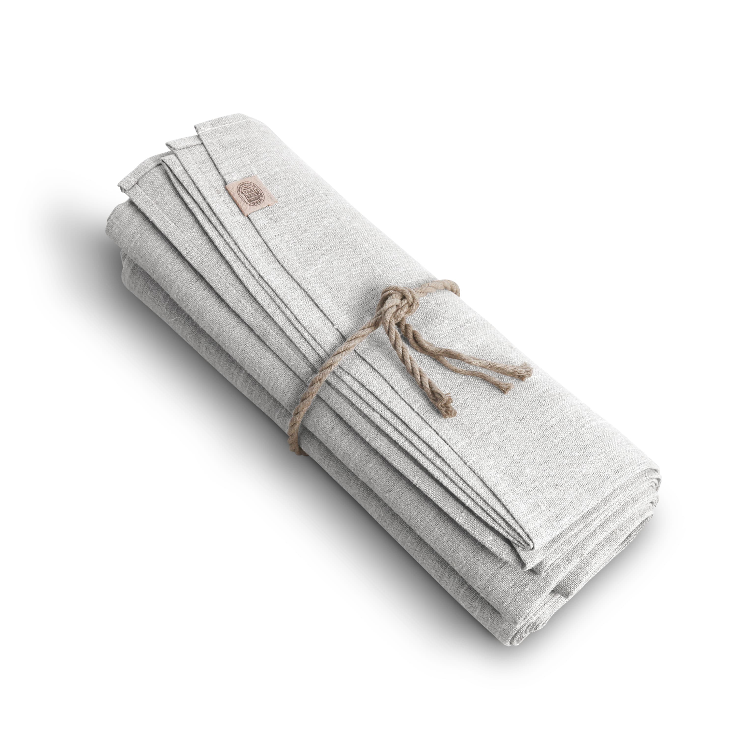 Classic Leinentischdecke Light Grey 150x380