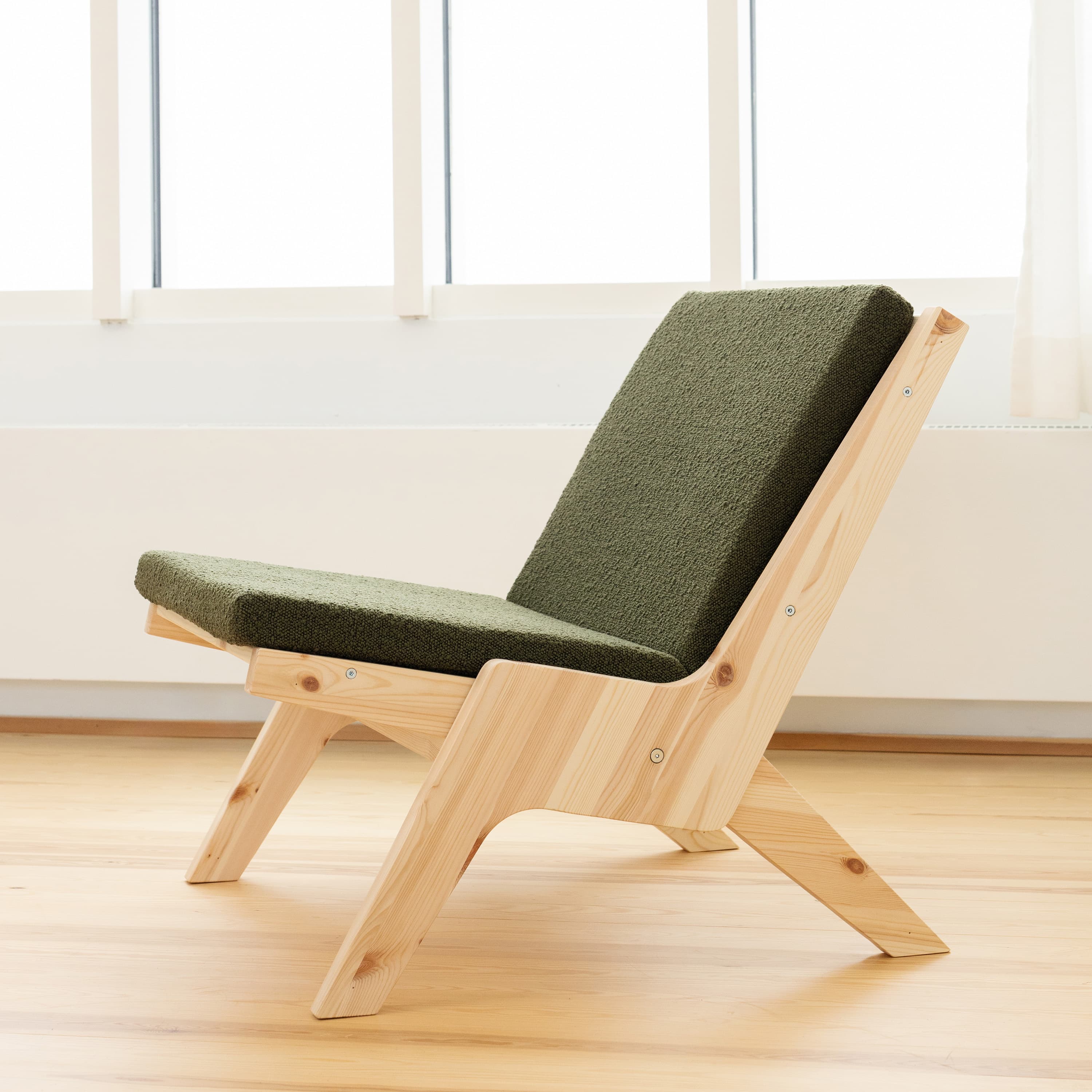 Sway Sessel Natur/Evergreen