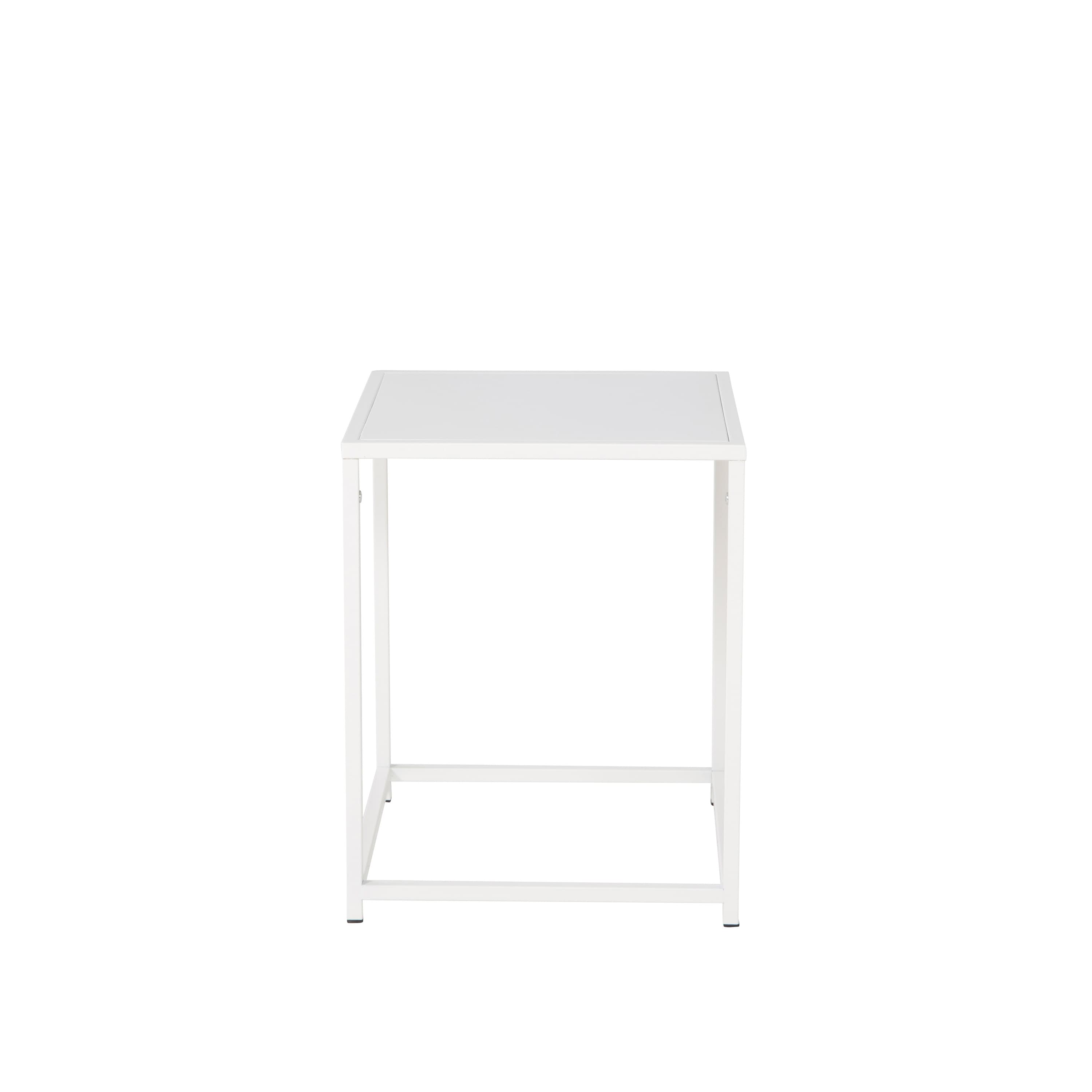 Staal Beistelltisch Weiß 46cm