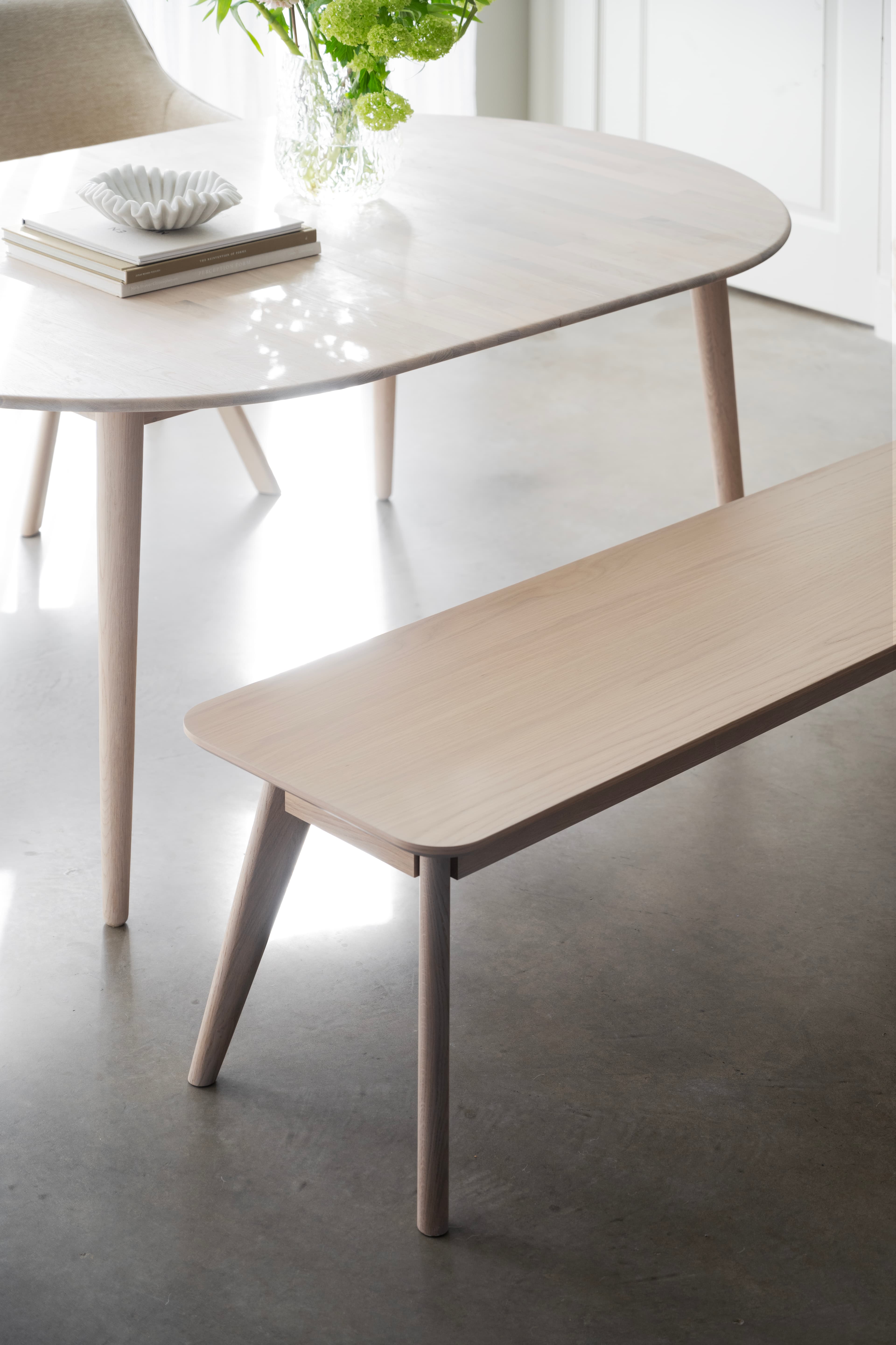 Yumi Bench White-pigmented 155cm