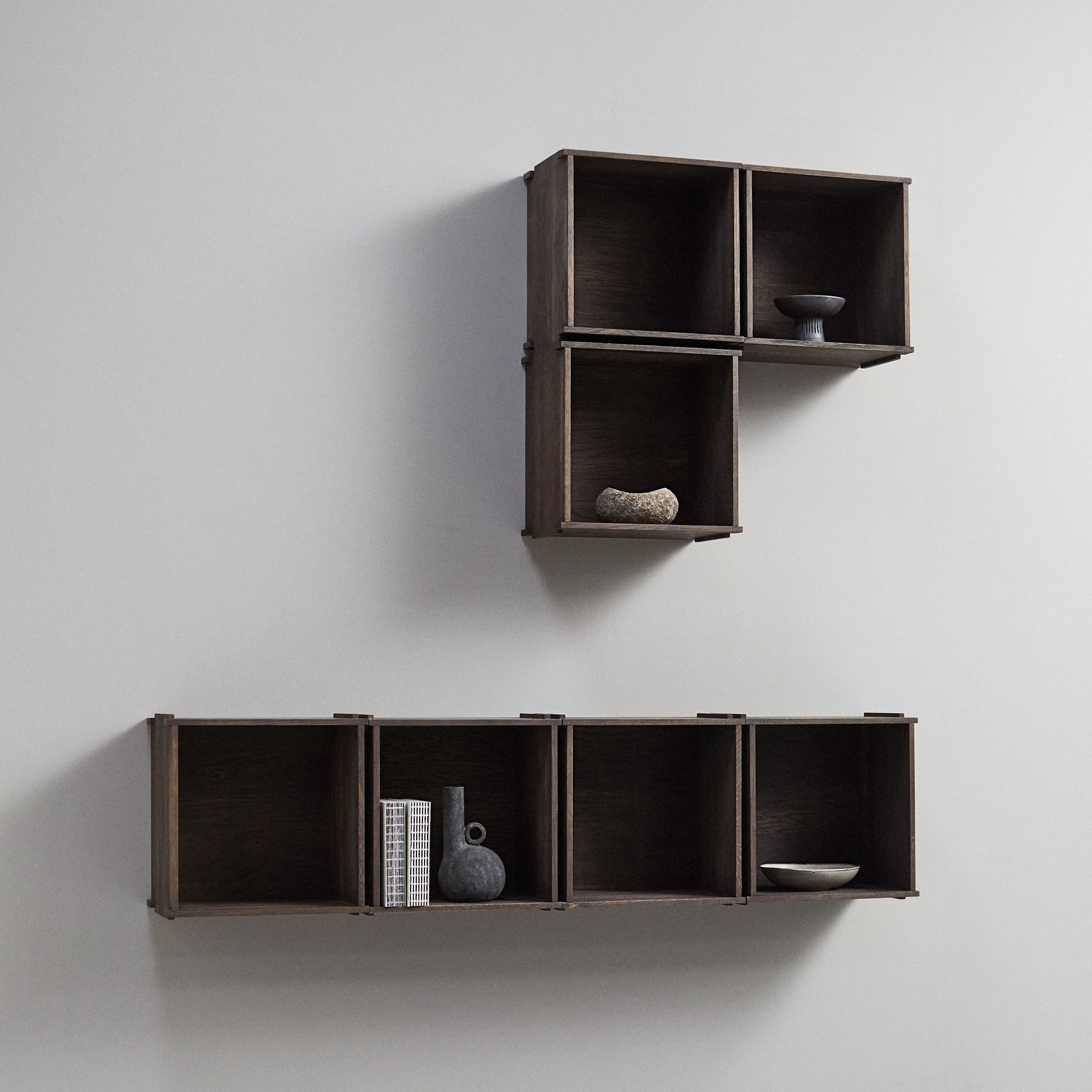 Blocks Wandregal Smoked Oak 44x30