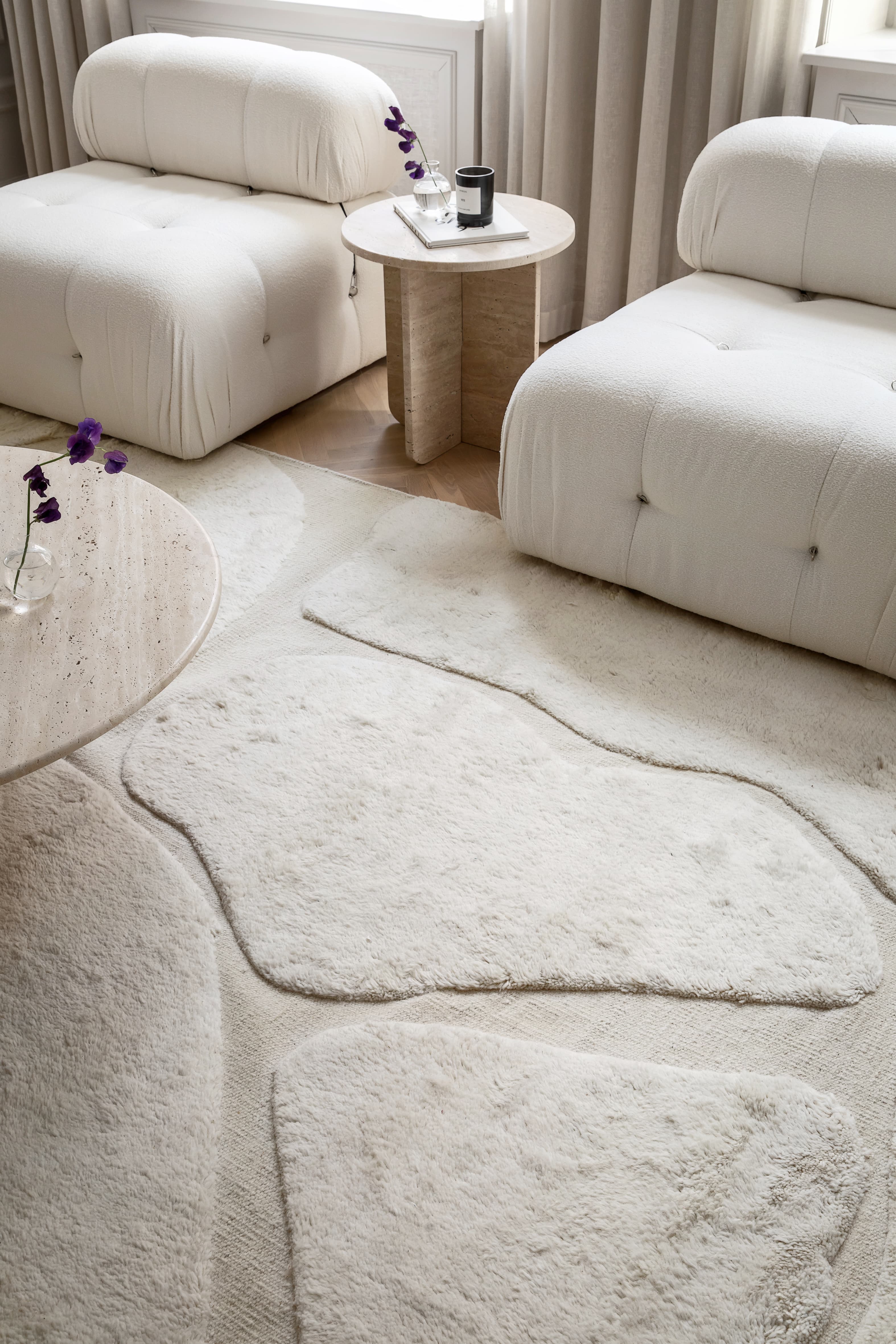 Vienna Wollteppich Offwhite 170x230