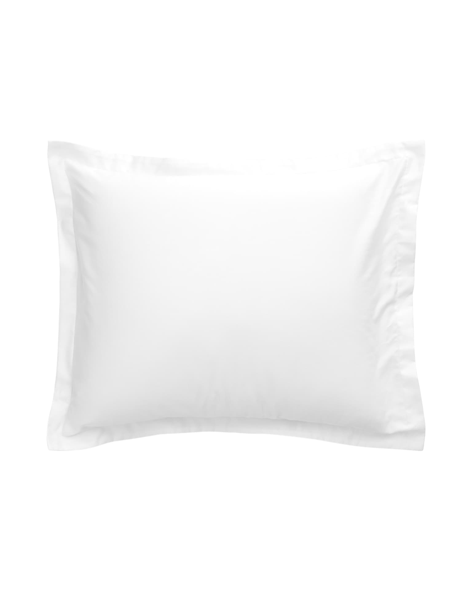 Sateen Kissenbezug Weiß 50x60