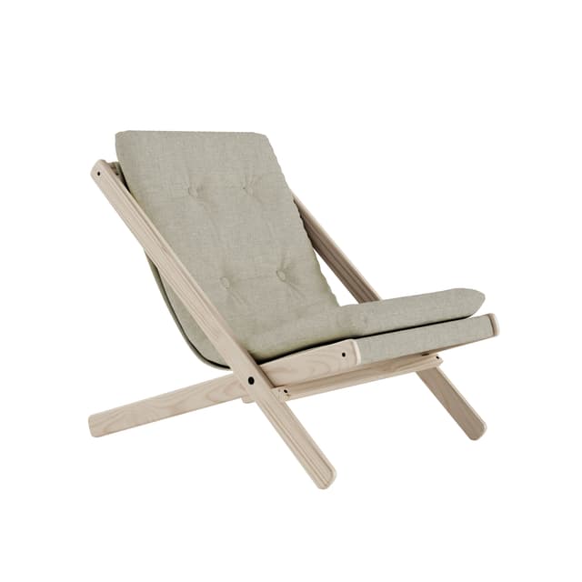Boogie Loungesessel Natur/Leinen
