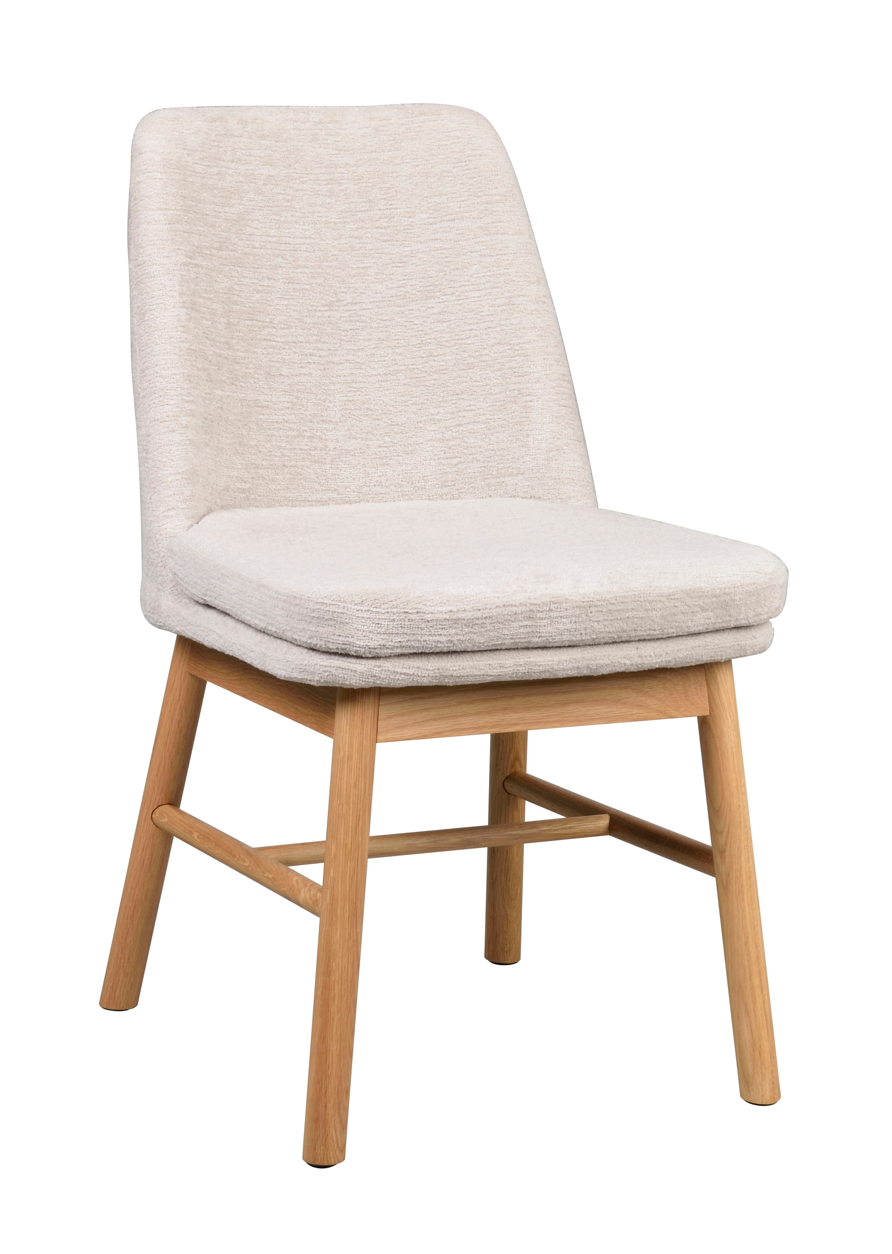 Amesbury Dining Chair Light Beige/Oak