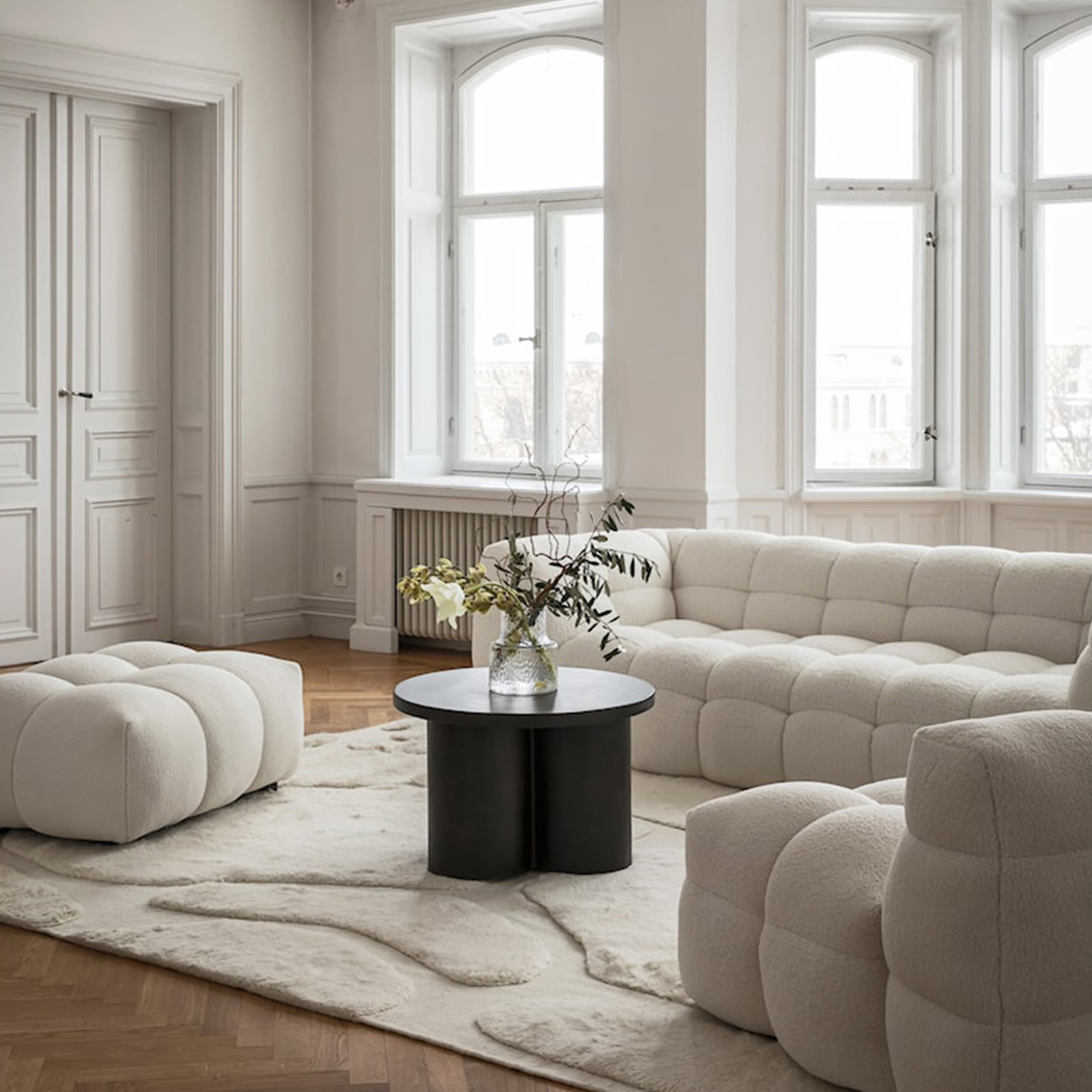 Vienna Wollteppich Offwhite 170x230