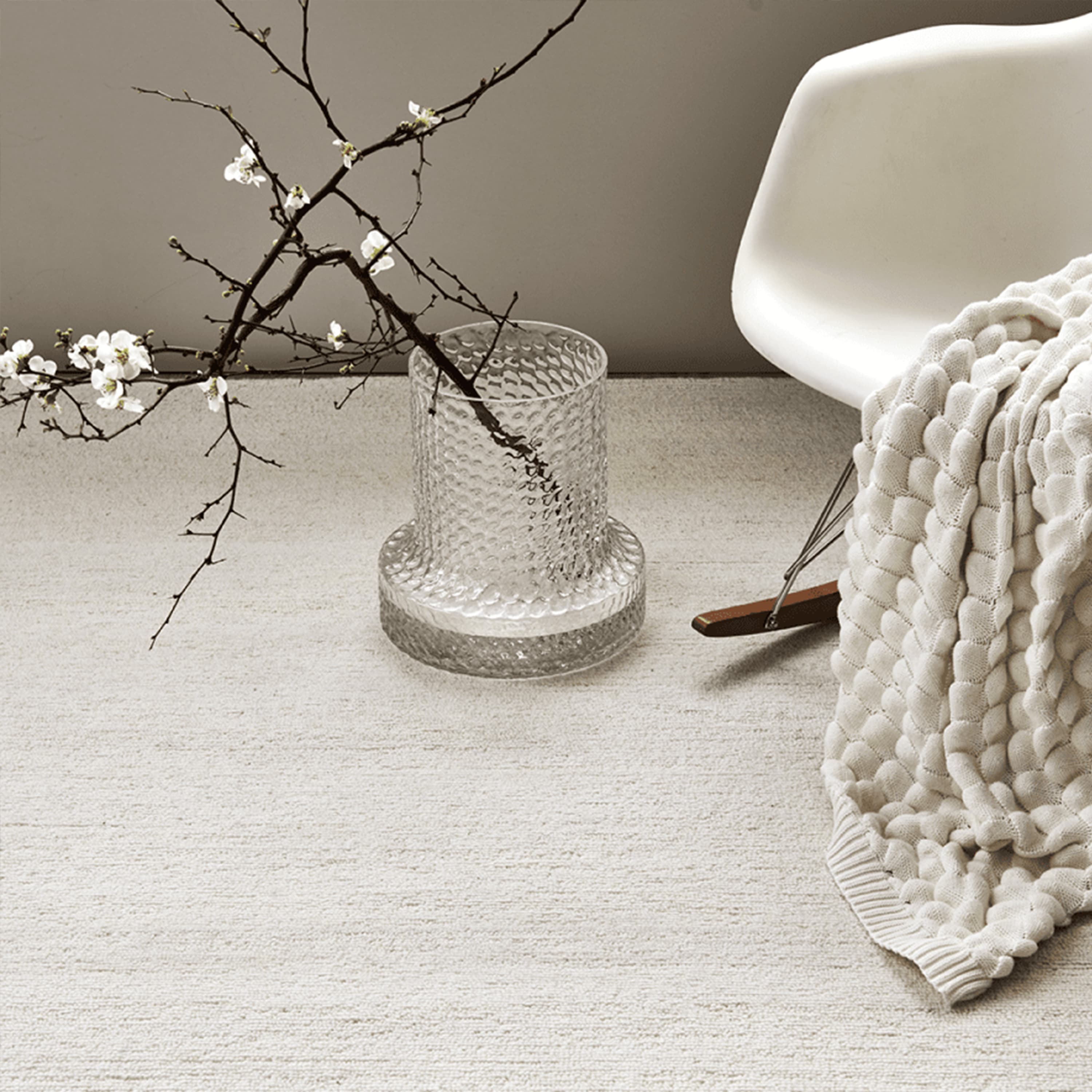 Boucle Wollteppich Ivory 200x300