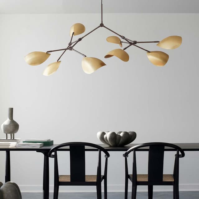 Stingray Ceiling Lamp Brass 152cm