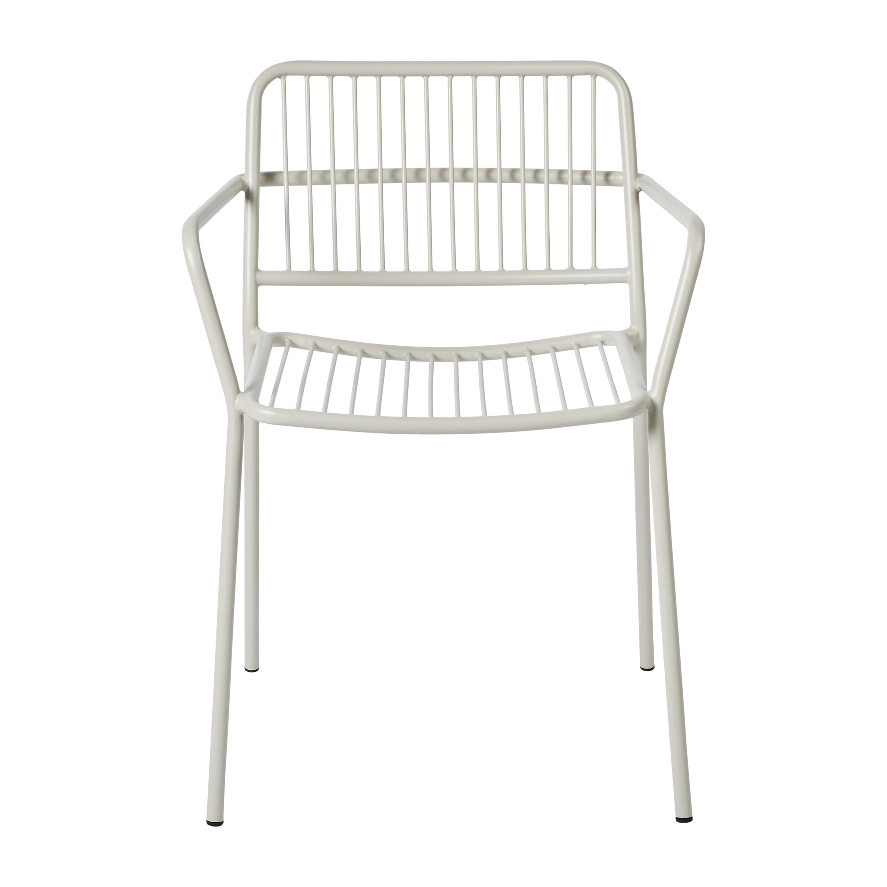 Eden Karmstuhl Beige Grau