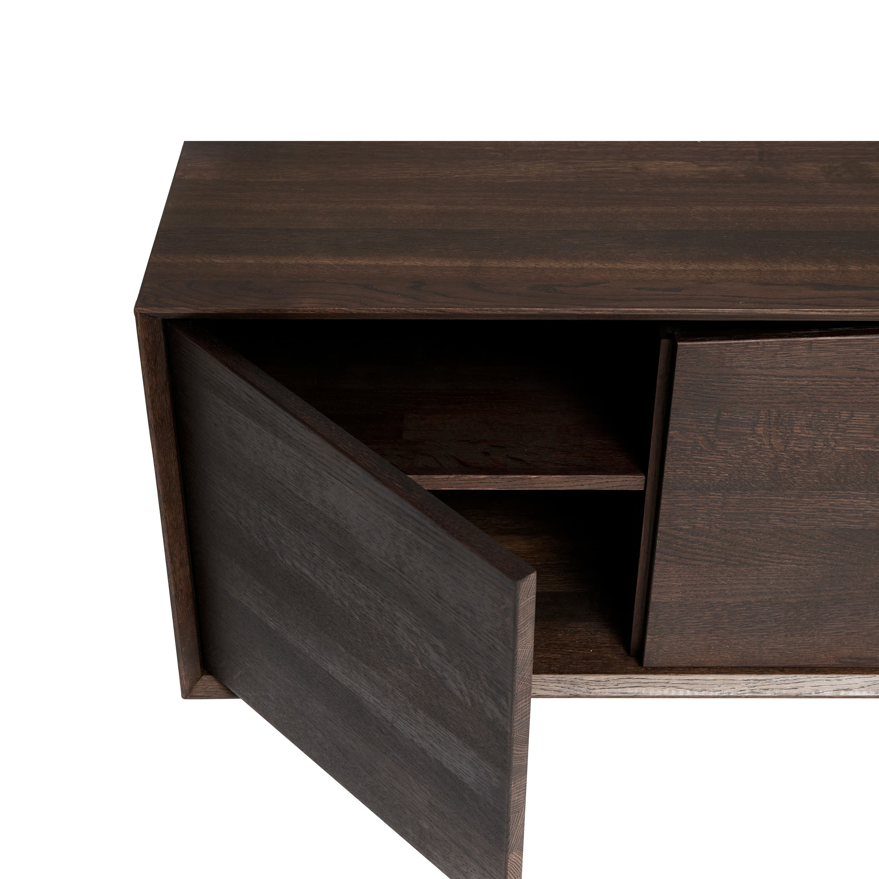 Wing Sideboard mit 4 Türen Smoked Oak 185x72