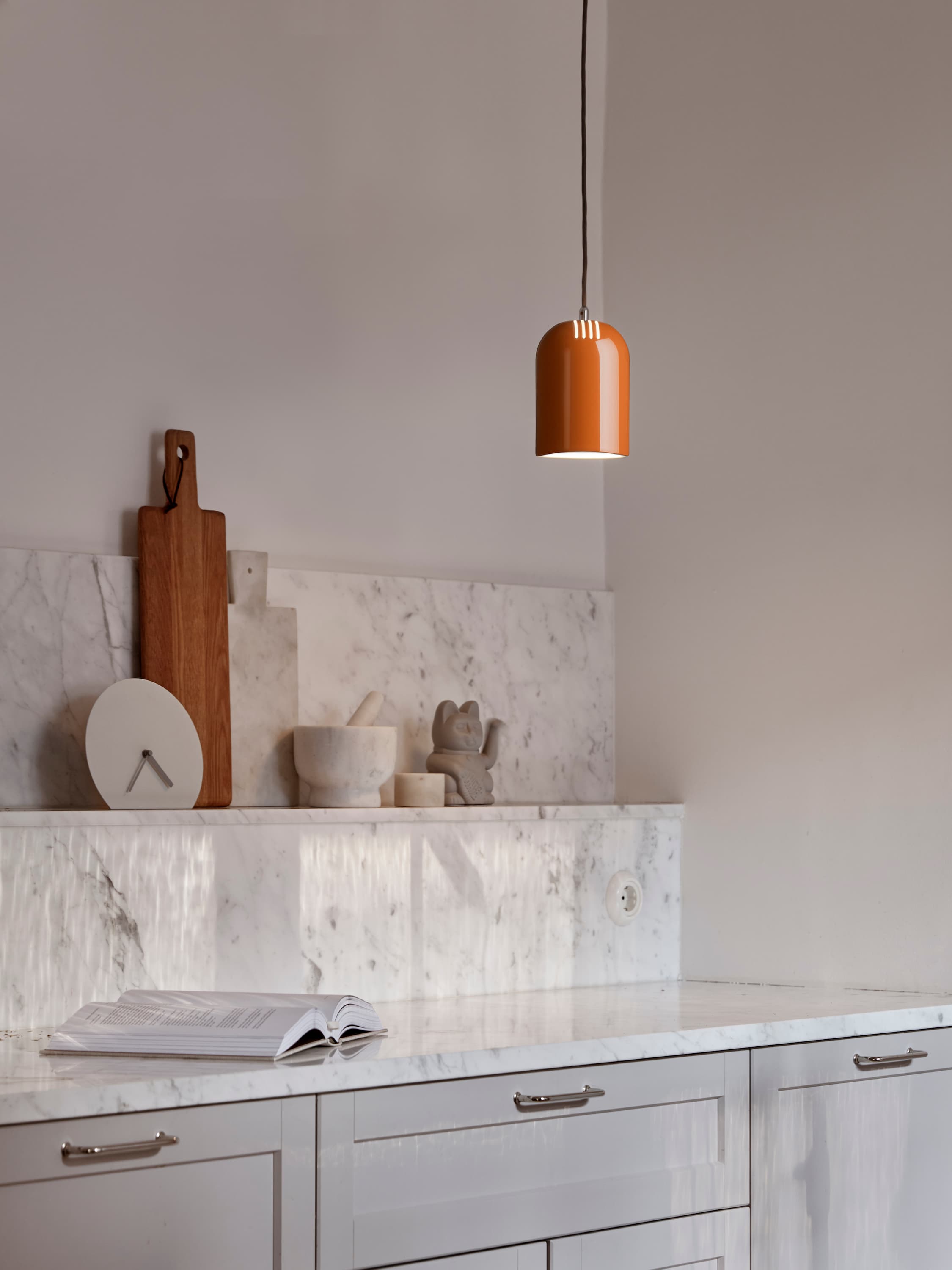 Lennon Ceiling Light Burnt Orange