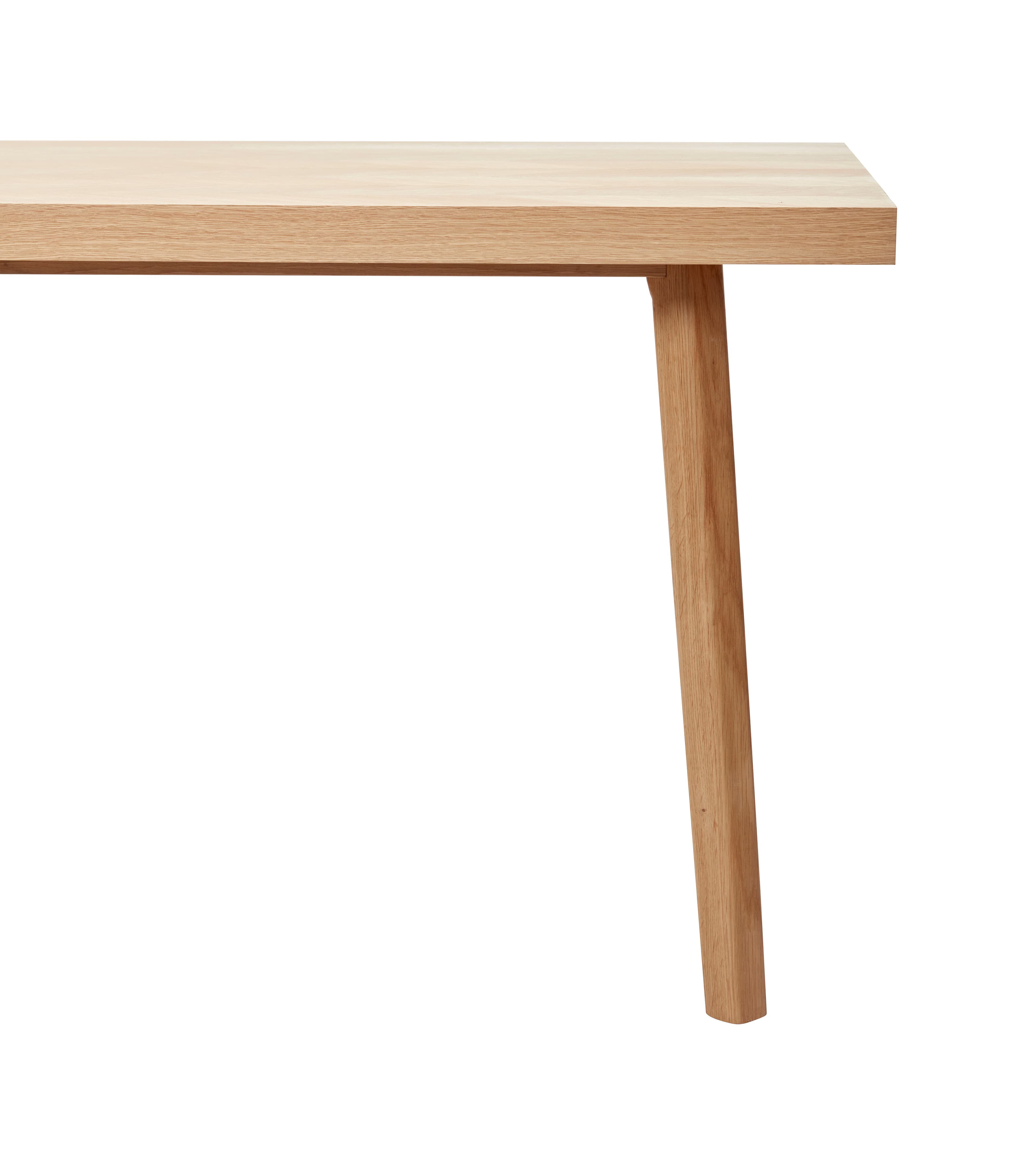 Herringbone Esstisch FSC Eiche 100x200cm