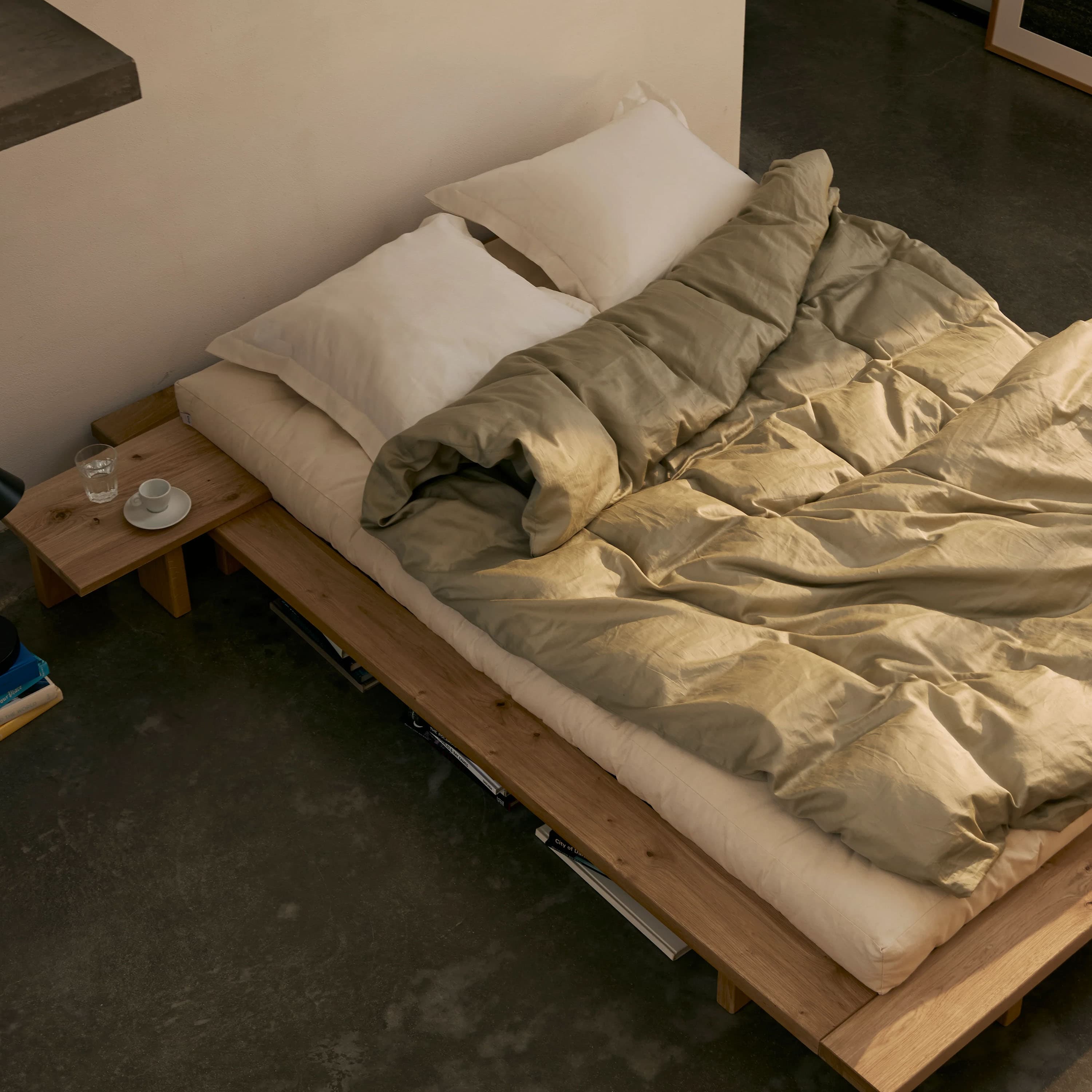 Japan Bedside Table Oak