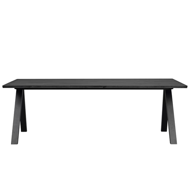 Carradale Esstisch V-Bein Schwarz 220cm