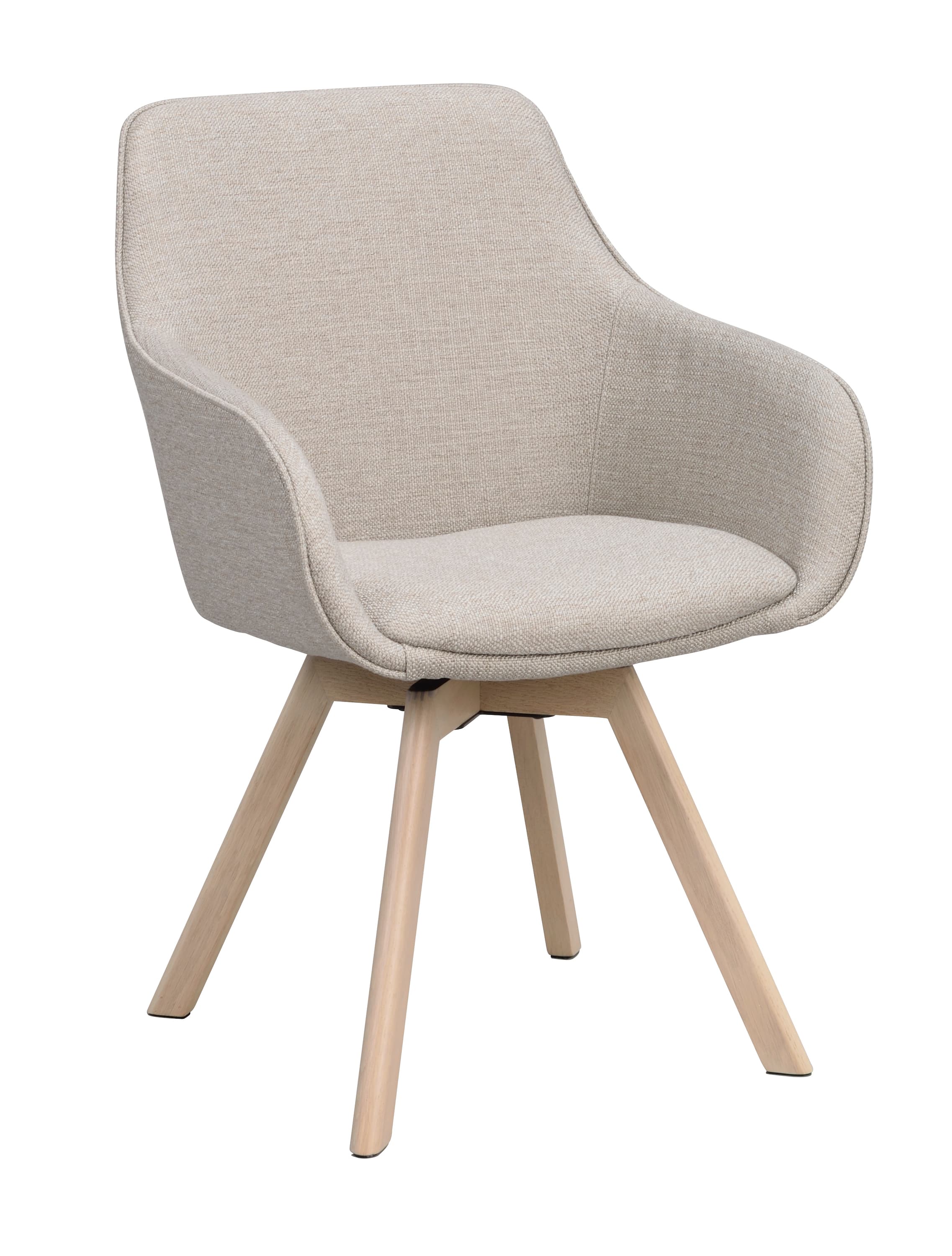 Alison Dining Armchair Beige/White Washed